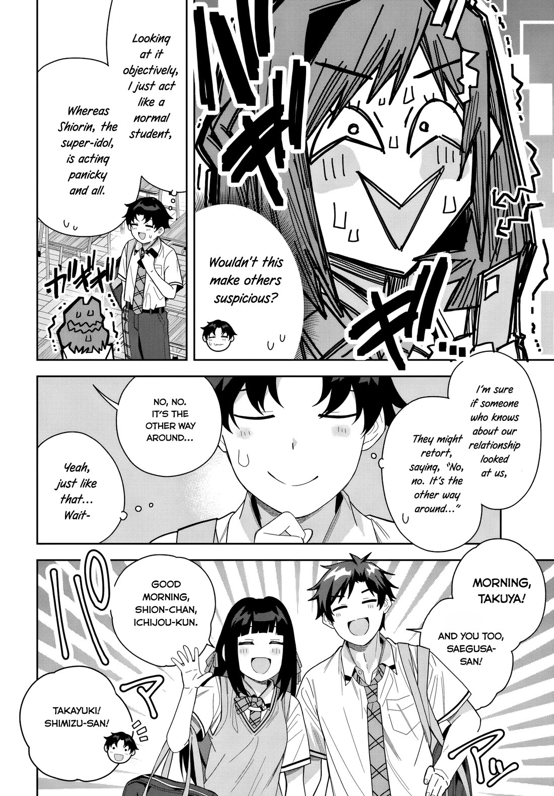 The Idol Girl in My Class Is Acting Suspiciously Chapter 24 page 10 - Chapter 24: Changing