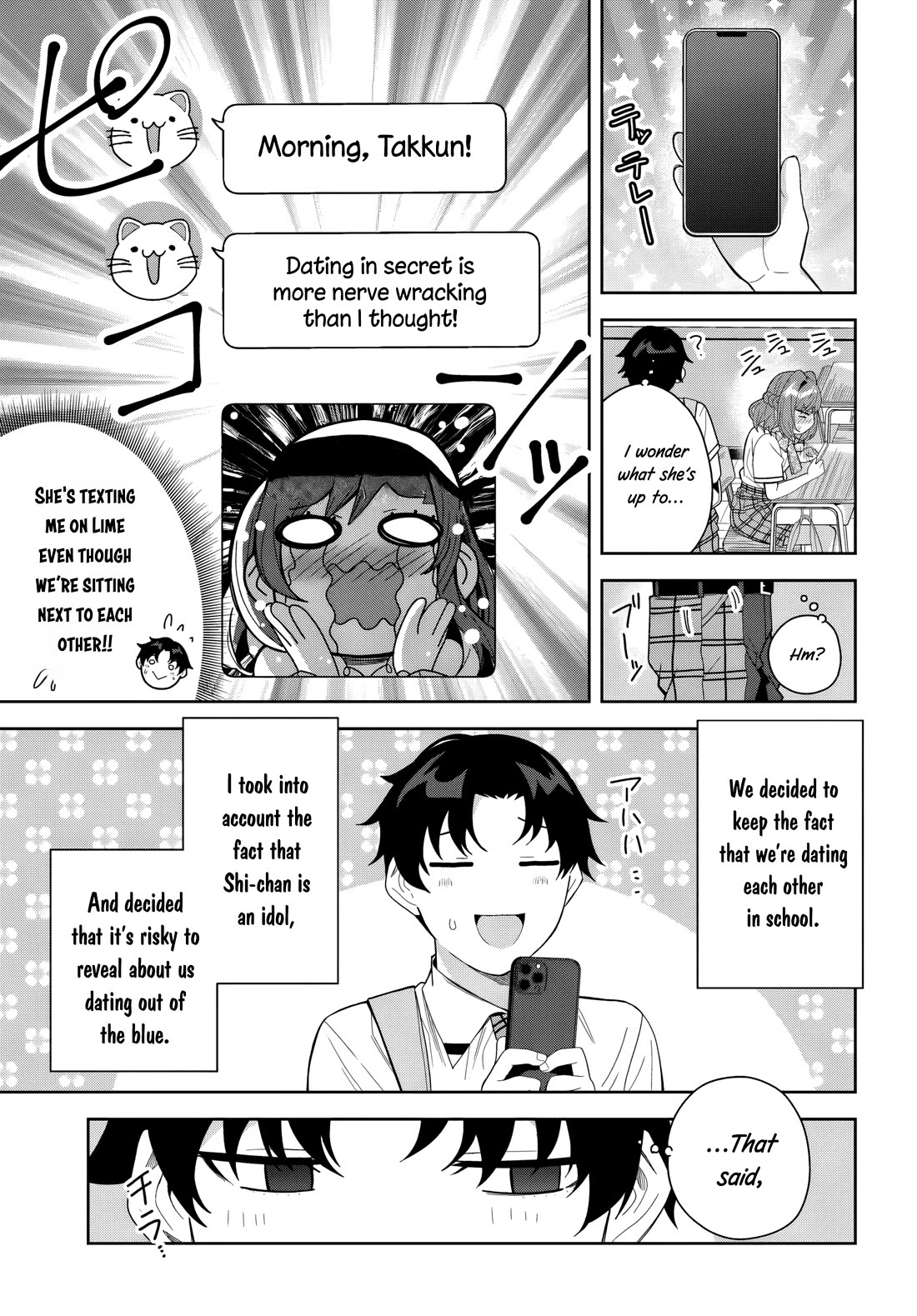 The Idol Girl in My Class Is Acting Suspiciously Chapter 24 page 9 - Chapter 24: Changing