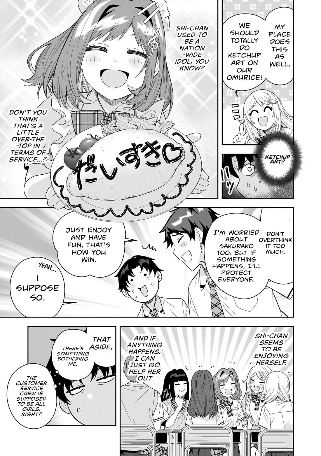 The Idol Girl in My Class Is Acting Suspiciously Chapter 25 page 19 - Chapter 25: What should we do for the school festival?