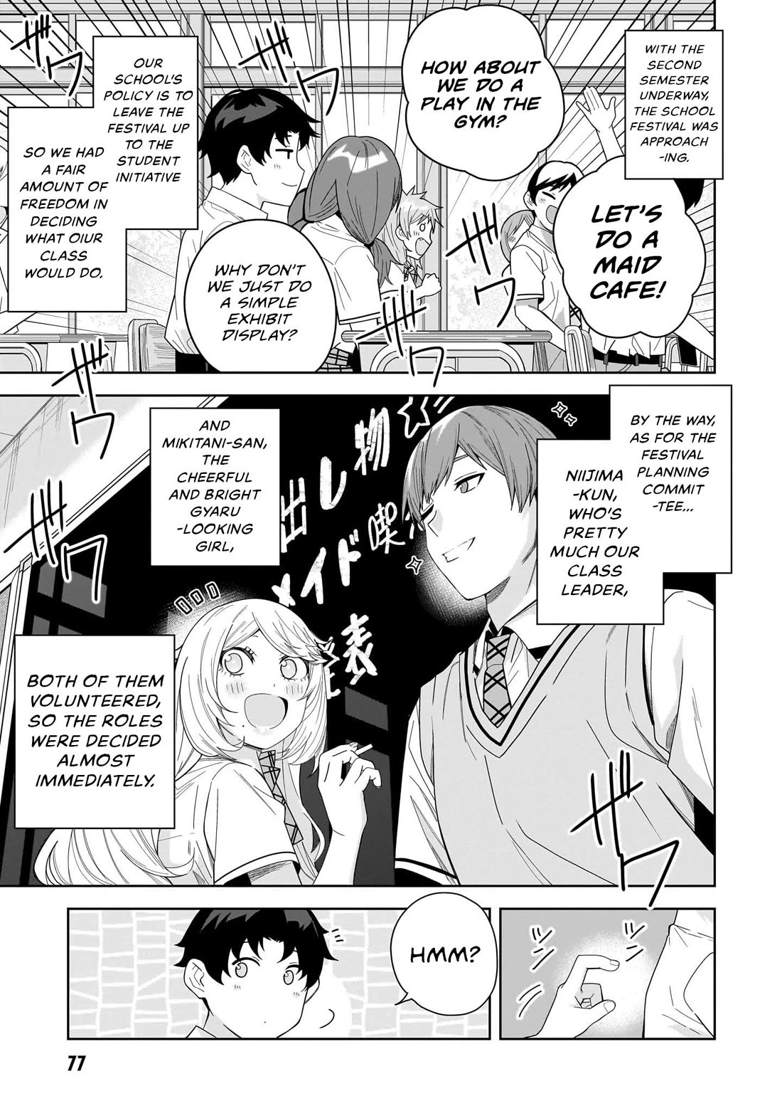 The Idol Girl in My Class Is Acting Suspiciously Chapter 25 page 9 - Chapter 25: What should we do for the school festival?