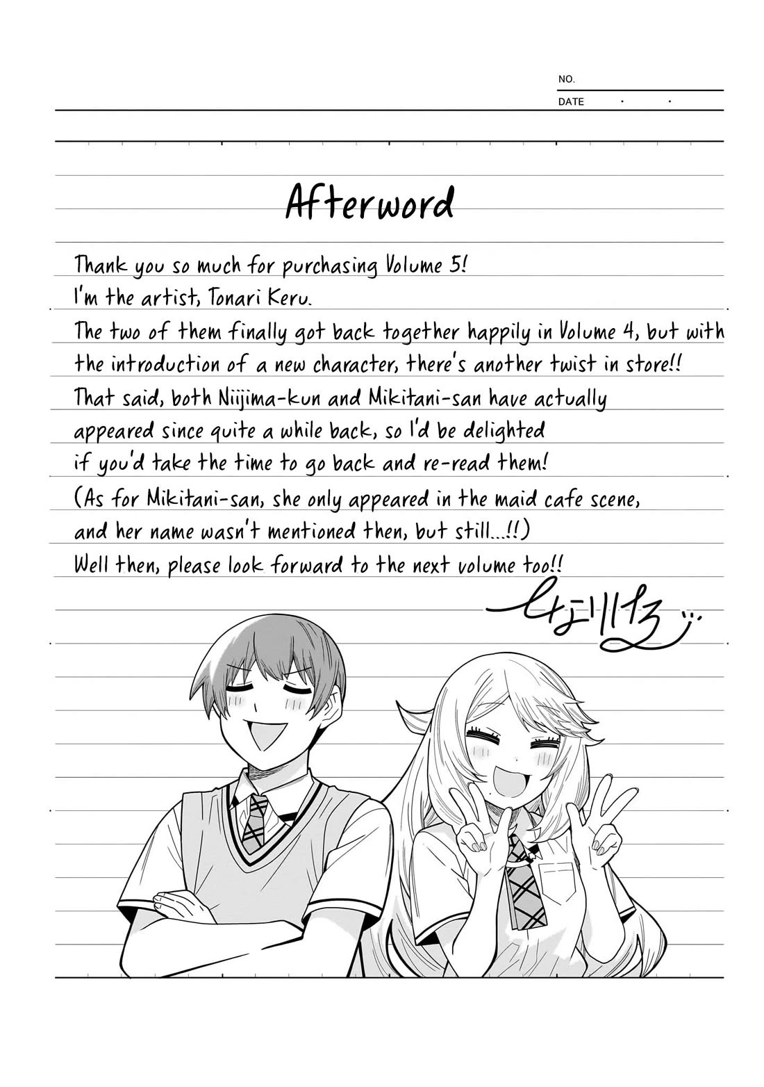 The Idol Girl in My Class Is Acting Suspiciously Chapter 27.5 page 11 - Chapter 27.5: Volume 5 Extras