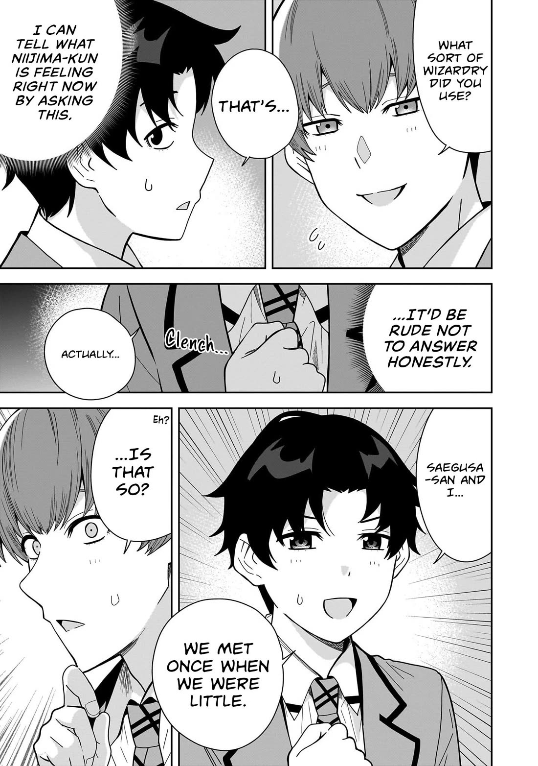 The Idol Girl in My Class Is Acting Suspiciously Chapter 28 page 13 - Chapter 28: Before the Main Event