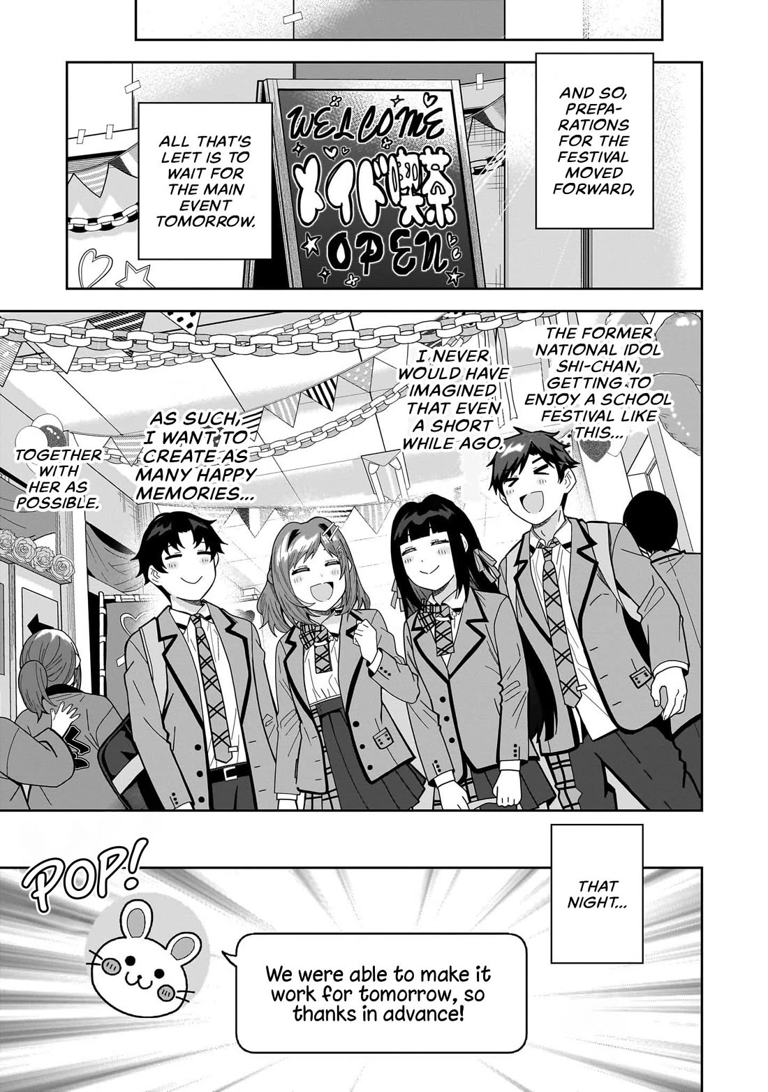 The Idol Girl in My Class Is Acting Suspiciously Chapter 28 page 35 - Chapter 28: Before the Main Event