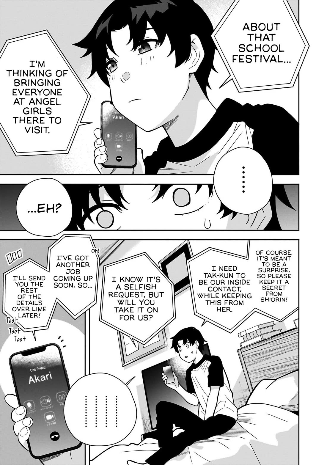 The Idol Girl in My Class Is Acting Suspiciously Chapter 28 page 9 - Chapter 28: Before the Main Event