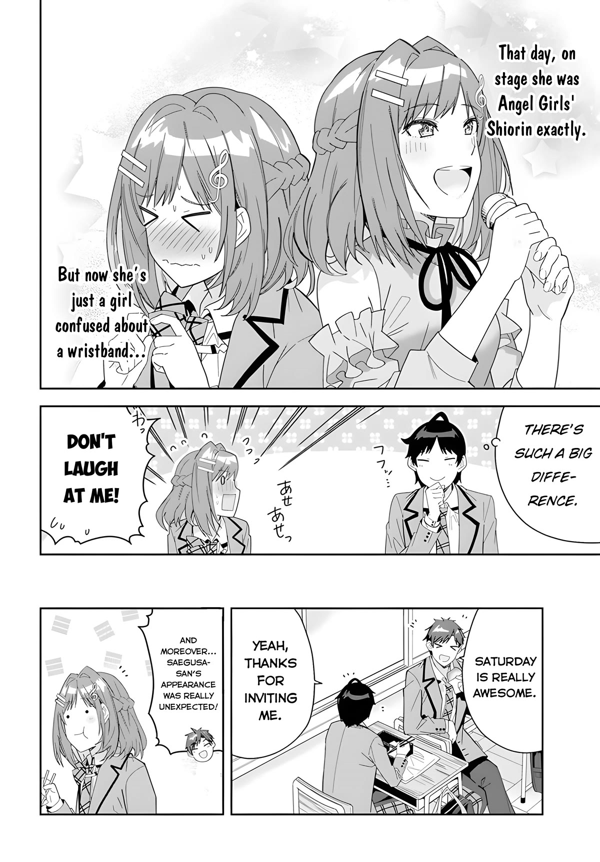 The Idol Girl in My Class Is Acting Suspiciously Chapter 3 page 6 - Chapter 3: Special fingers