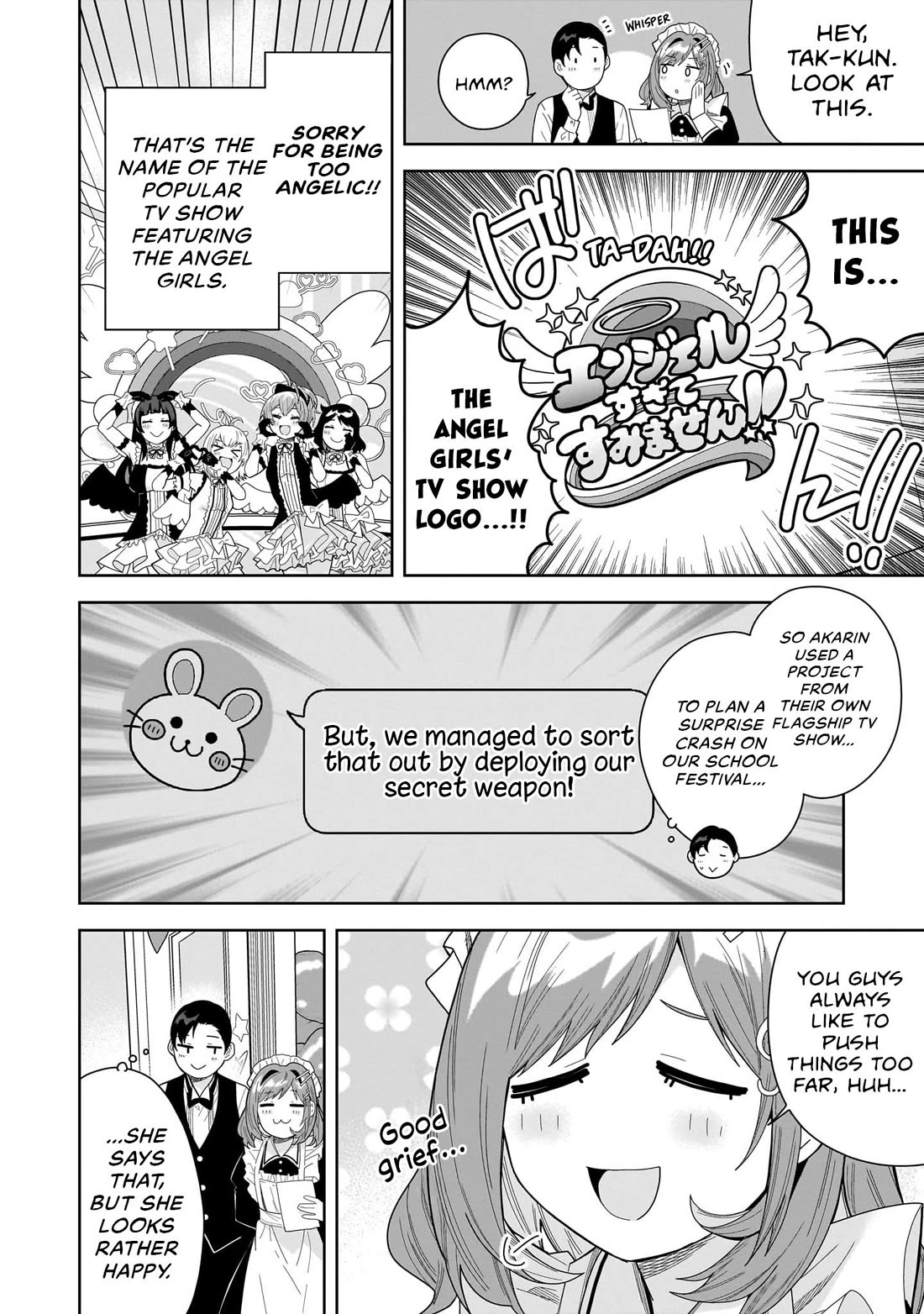 The Idol Girl in My Class Is Acting Suspiciously Chapter 30 page 10 - Chapter 30: Angel Surprise!?