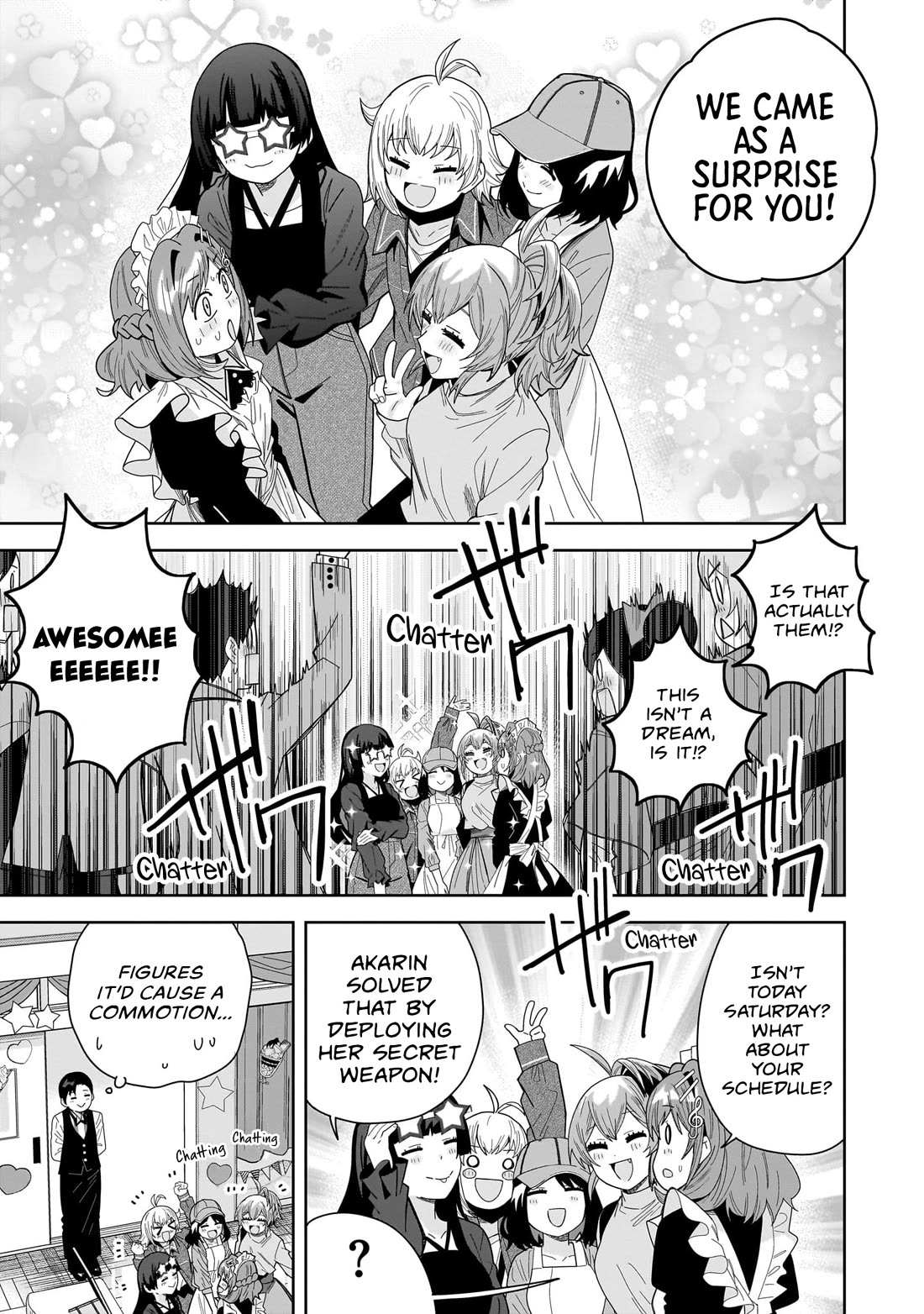 The Idol Girl in My Class Is Acting Suspiciously Chapter 30 page 3 - Chapter 30: Angel Surprise!?