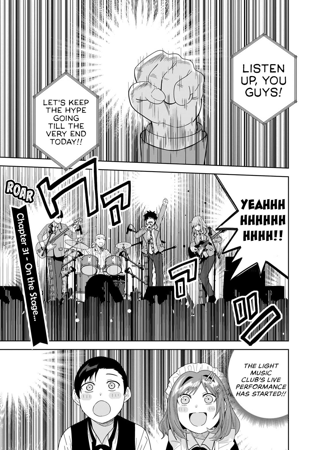The Idol Girl in My Class Is Acting Suspiciously Chapter 31 page 1 - Chapter 31: On the Stage...