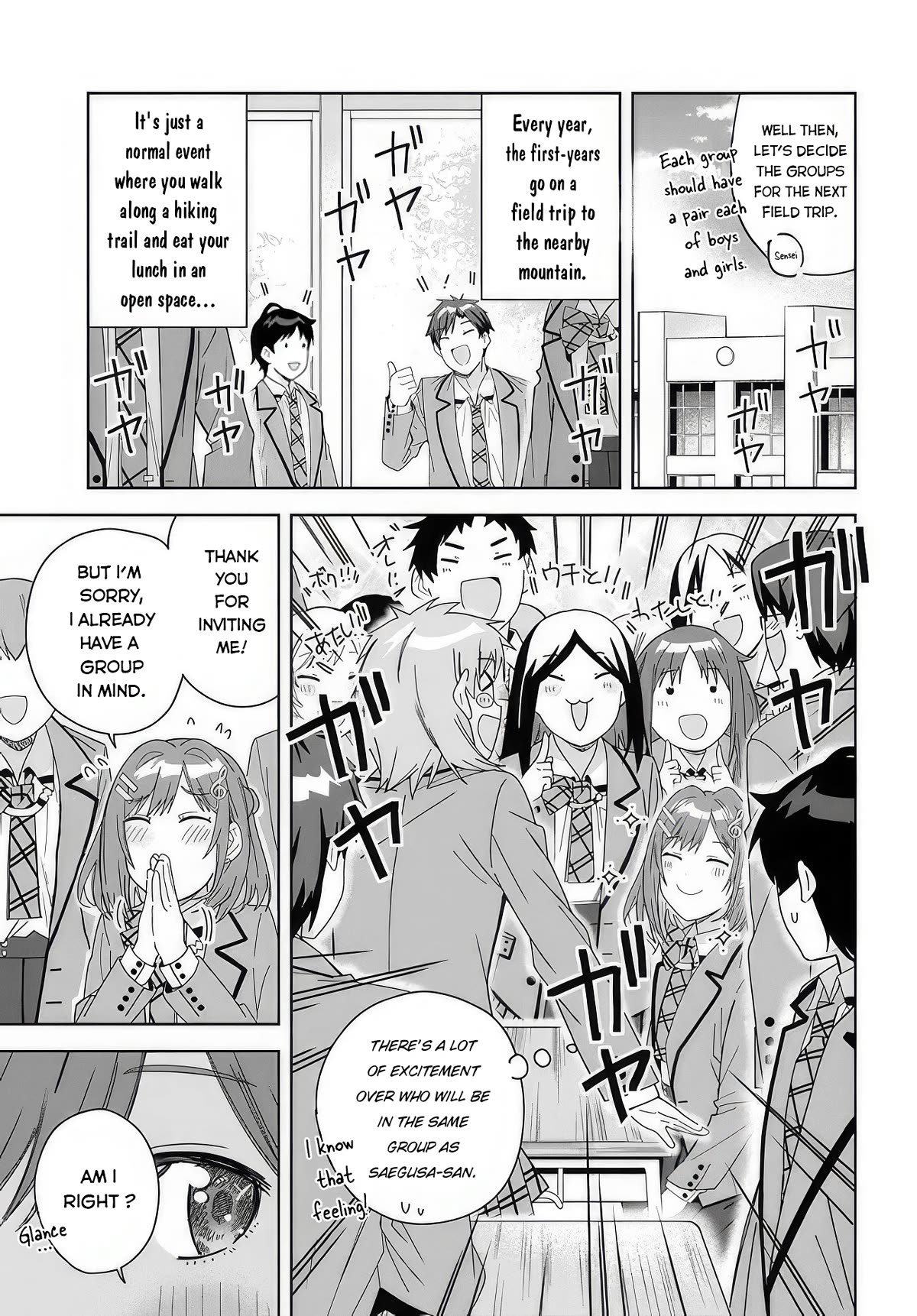 The Idol Girl in My Class Is Acting Suspiciously Chapter 4 page 1 - Chapter 4: Let's go on a field trip