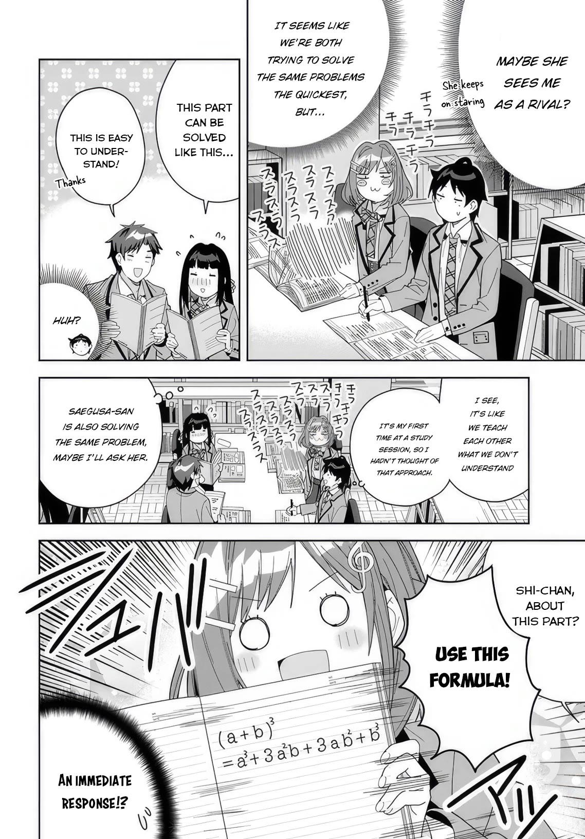 The Idol Girl in My Class Is Acting Suspiciously Chapter 8 page 4 - Chapter 8: Let's have a study group for the test!