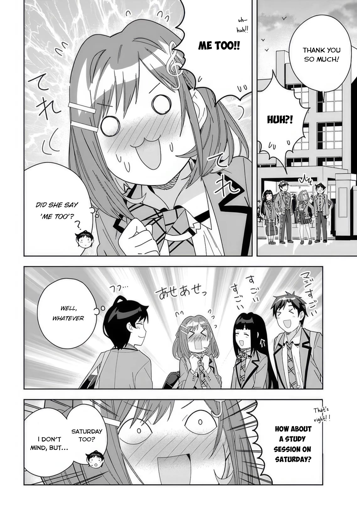 The Idol Girl in My Class Is Acting Suspiciously Chapter 8 page 6 - Chapter 8: Let's have a study group for the test!