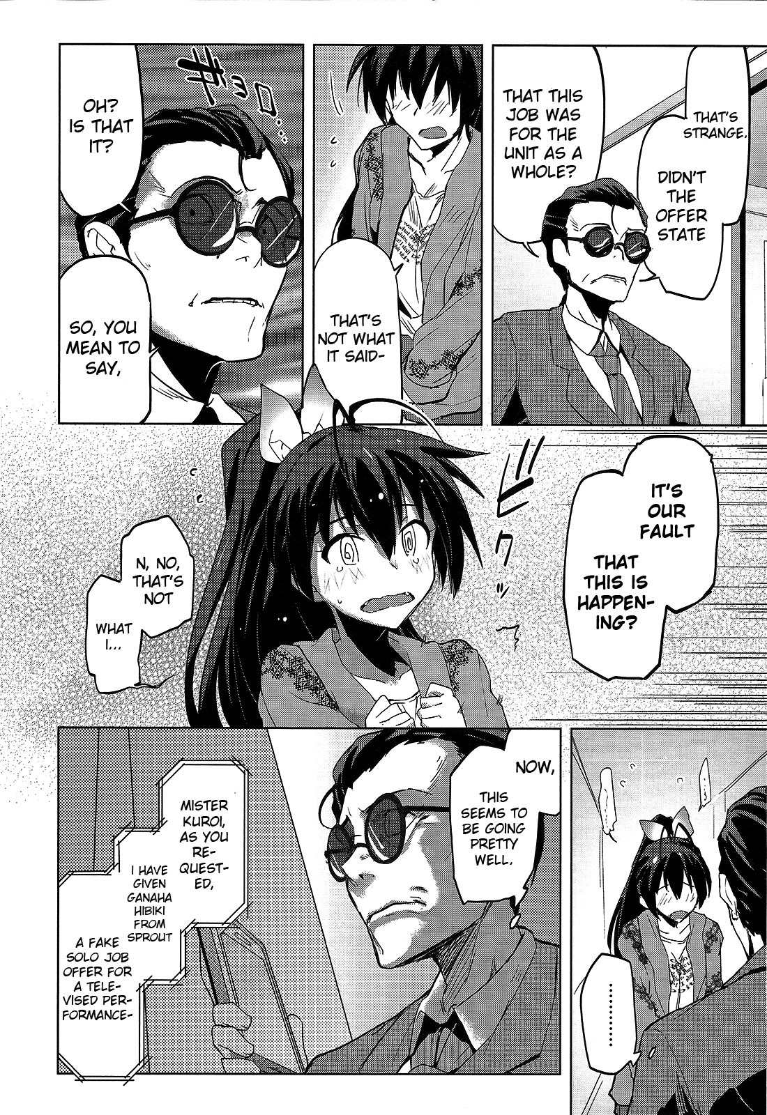 The Idolm@ster 2: The World Is All One!! Chapter 13 page 14 - Chapter 13: Dissonant Solo, Melodic Fugue