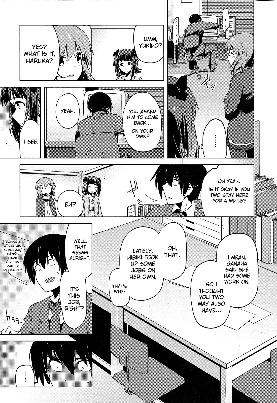 The Idolm@ster 2: The World Is All One!! Chapter 13 page 9 - Chapter 13: Dissonant Solo, Melodic Fugue