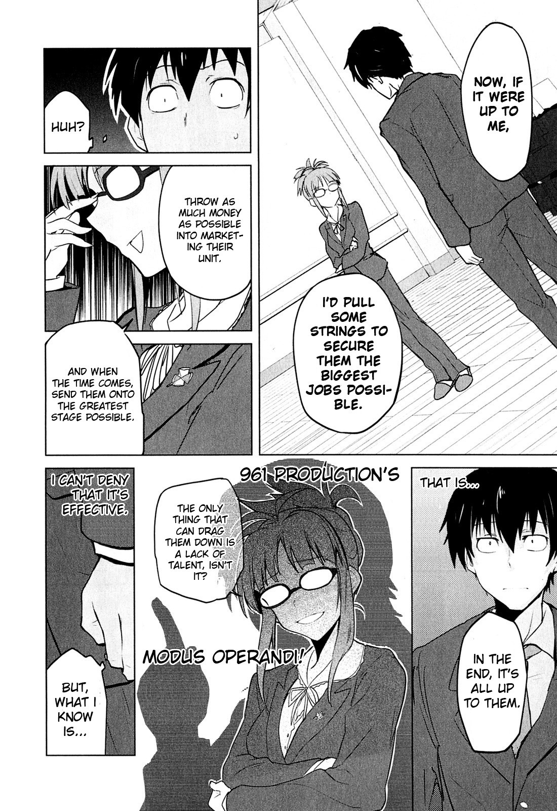 The Idolm@ster 2: The World Is All One!! Chapter 2 page 14 - Chapter 2: Truth and Lies