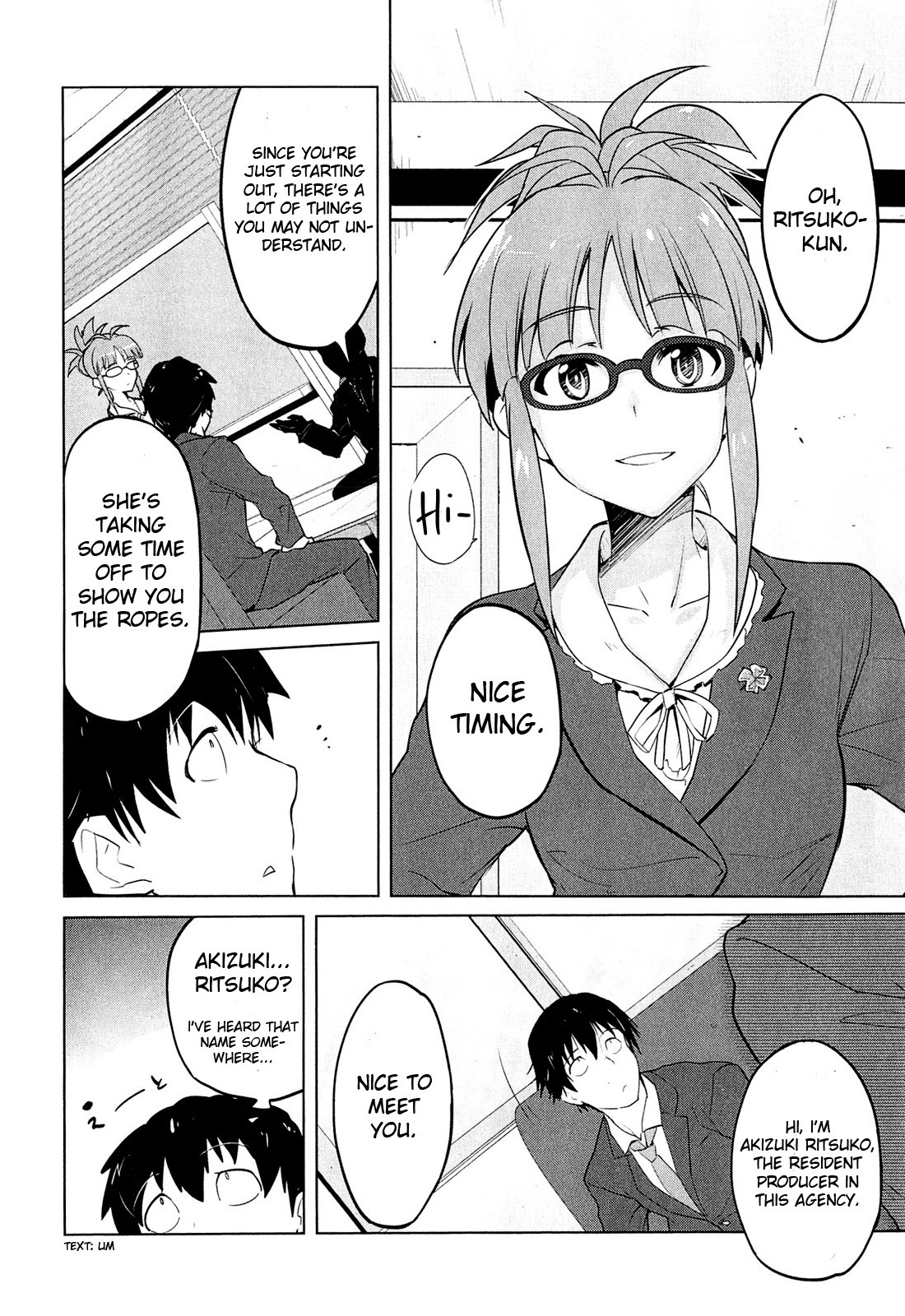 The Idolm@ster 2: The World Is All One!! Chapter 2 page 4 - Chapter 2: Truth and Lies