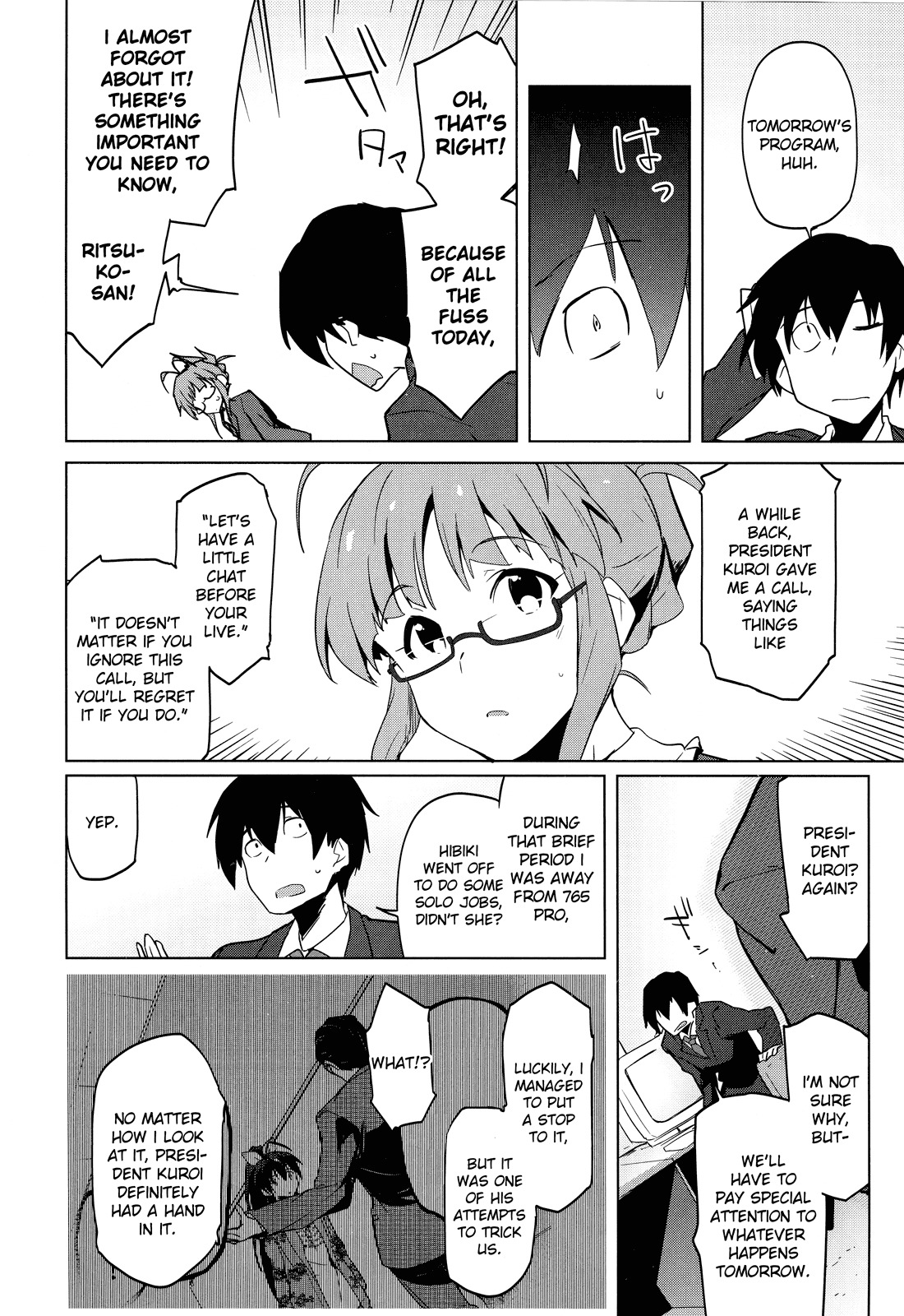 The Idolm@ster 2: The World Is All One!! Chapter 20 page 14 - Chapter 20: The Form 'Trust' Takes