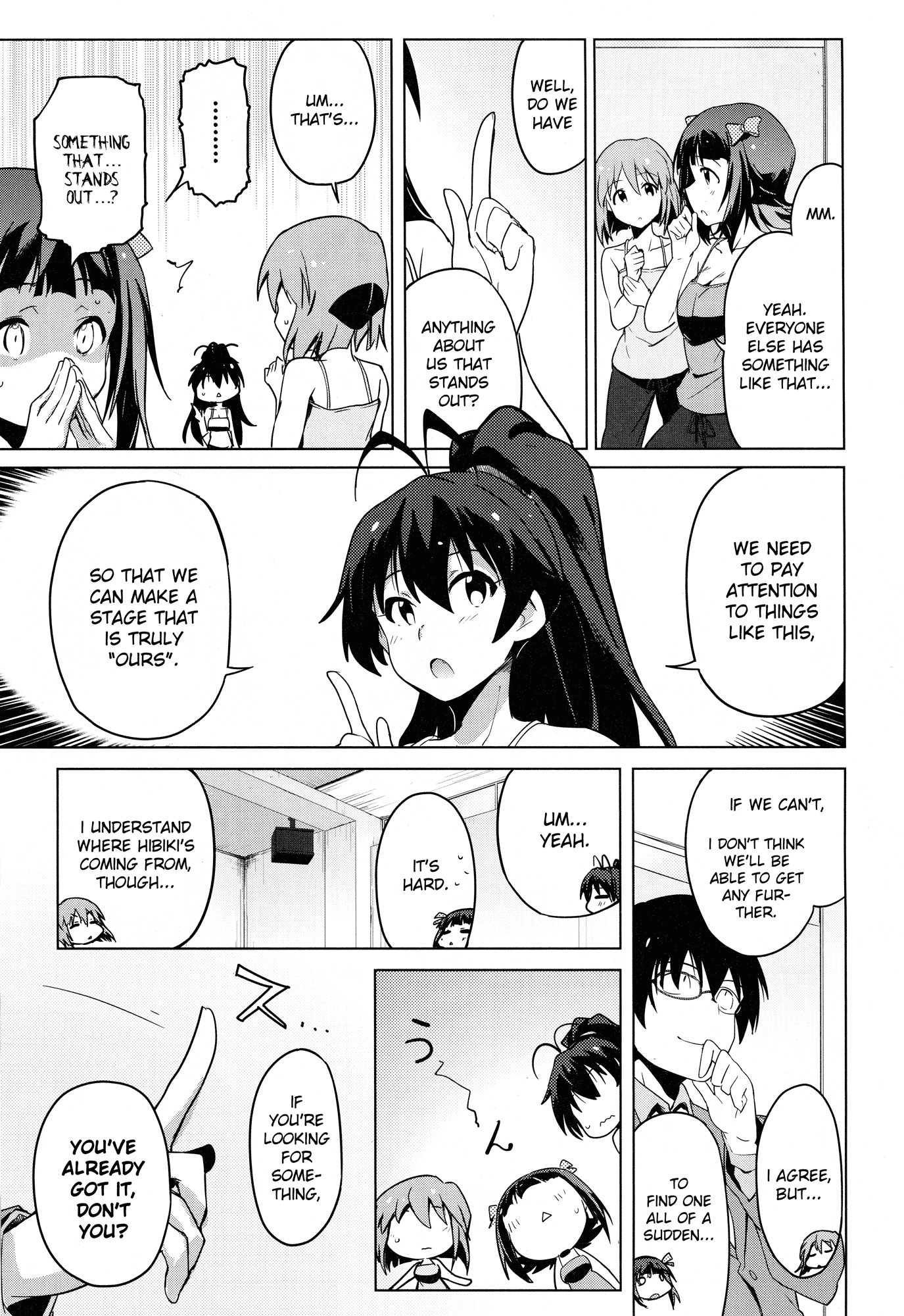 The Idolm@ster 2: The World Is All One!! Chapter 21 page 13 - Chapter 21: Stray and Hide