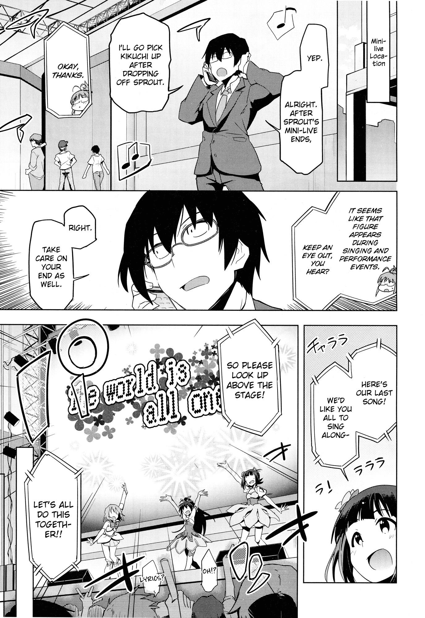 The Idolm@ster 2: The World Is All One!! Chapter 21 page 15 - Chapter 21: Stray and Hide
