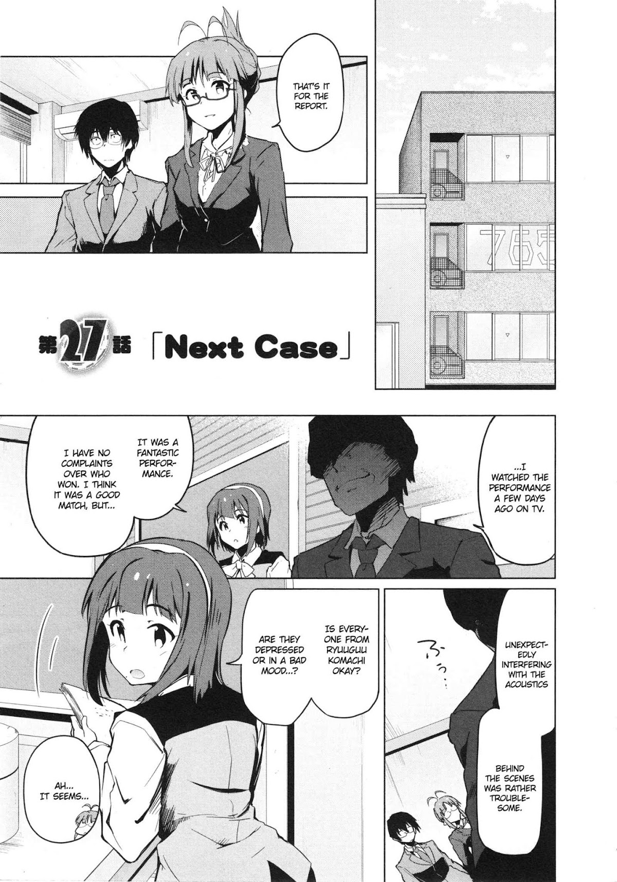 The Idolm@ster 2: The World Is All One!! Chapter 27 page 1 - Chapter 27: Next Case