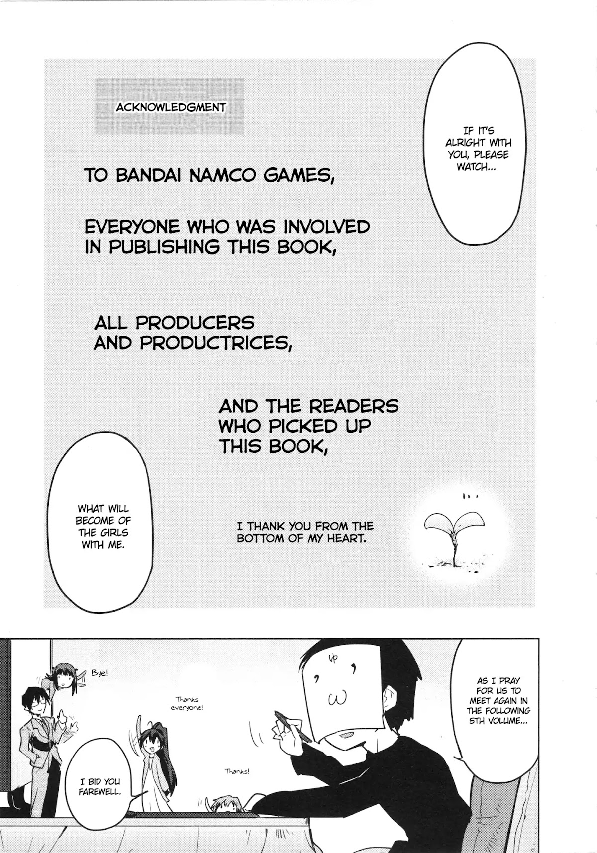 The Idolm@ster 2: The World Is All One!! Chapter 28.1 page 4 - Chapter 28.1: Omake