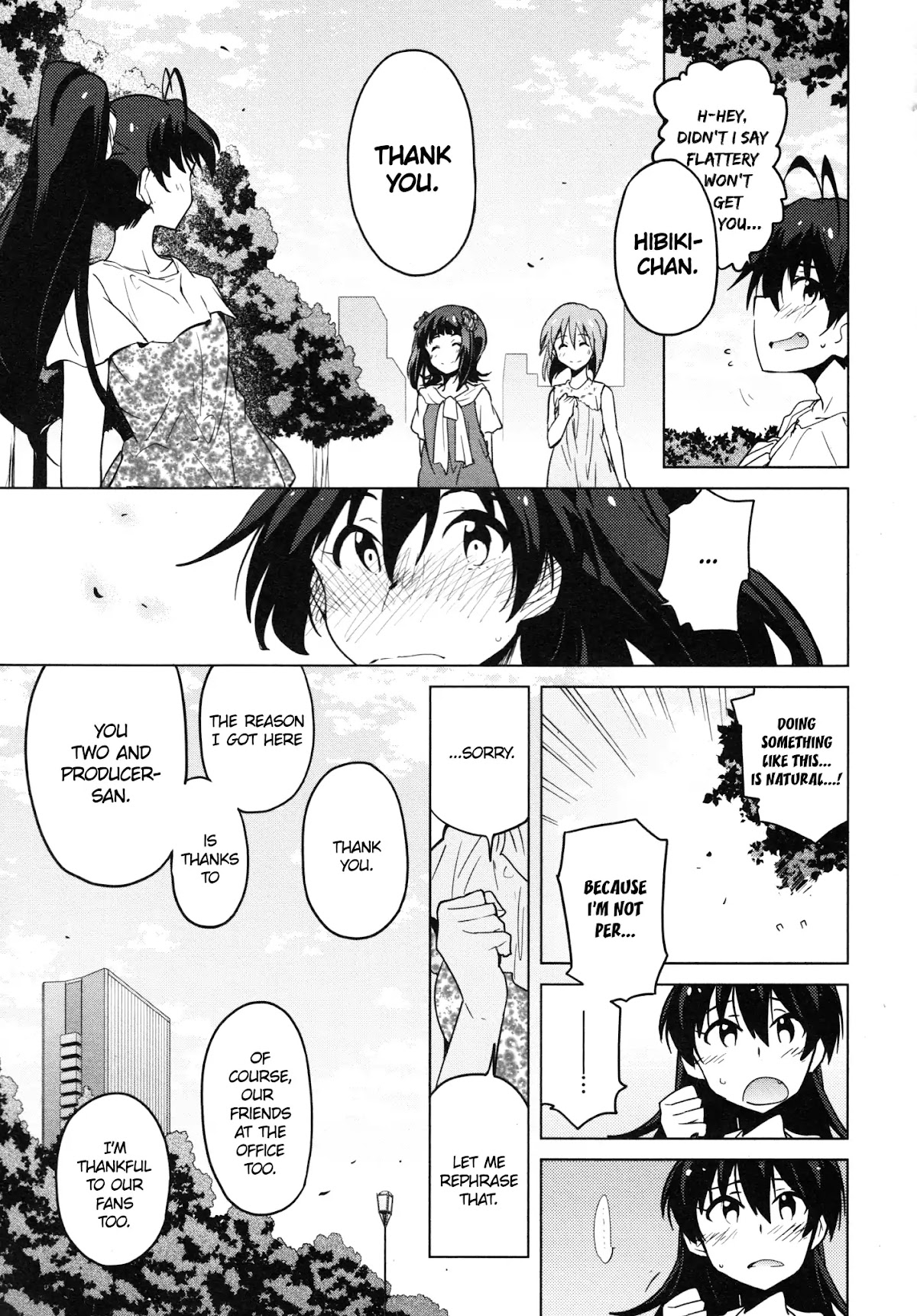 The Idolm@ster 2: The World Is All One!! Chapter 30 page 21 - Chapter 30: Things That Can’t Be Said Alone