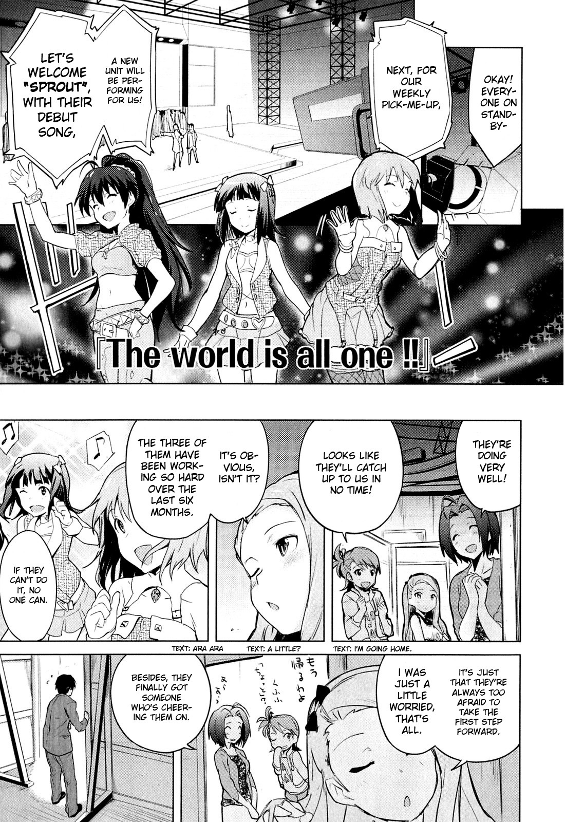 The Idolm@ster 2: The World Is All One!! Chapter 4 page 21 - Chapter 4: SprouT