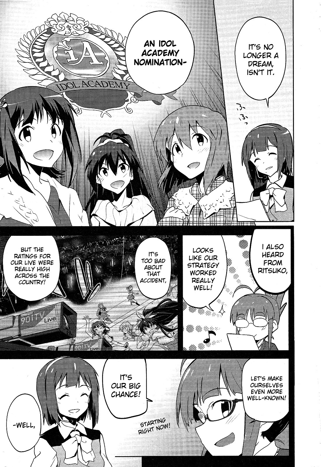 The Idolm@ster 2: The World Is All One!! Chapter 9 page 3 - Chapter 9: Results, Activity, and...