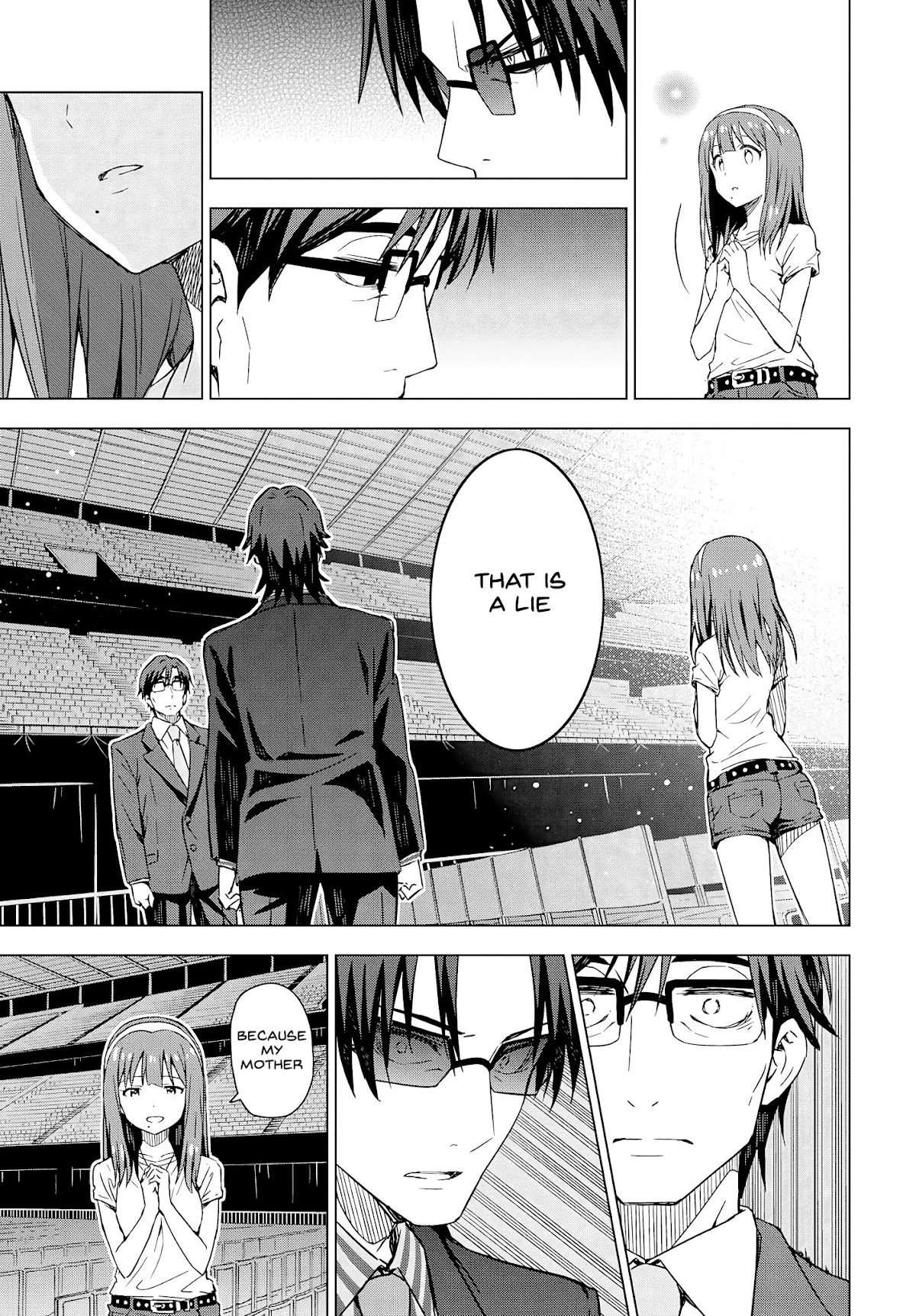 THE iDOLM@STER: Asayake wa Koganeiro Chapter 10 page 23 - Chapter 10: Under the Spell That Kotomi Otonashi Cast