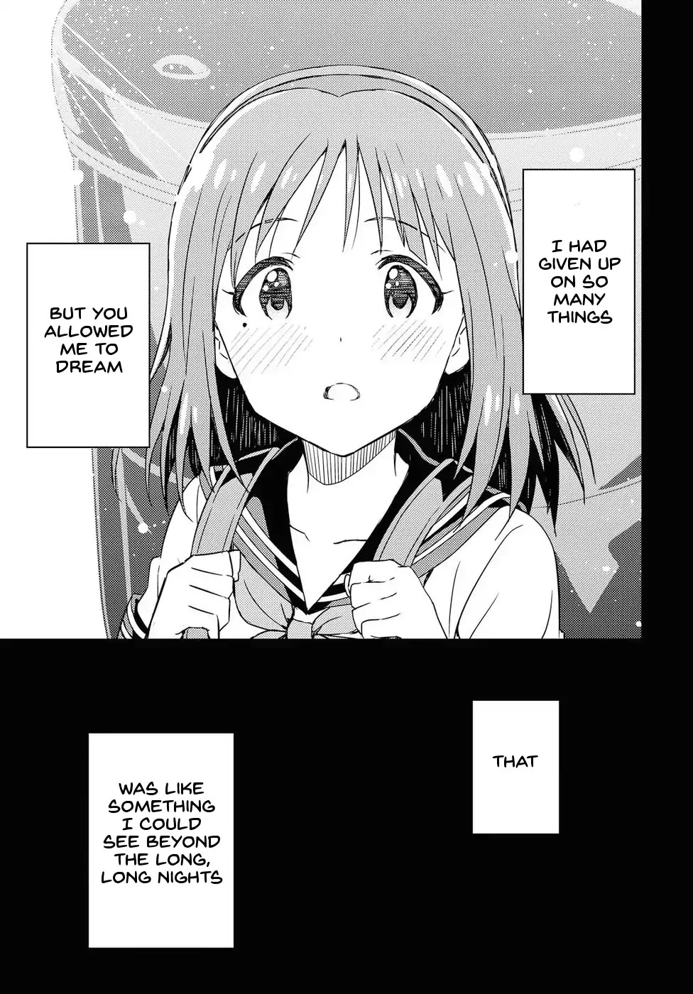 THE iDOLM@STER: Asayake wa Koganeiro Chapter 11 page 22 - Chapter 11: To Tokyo, to search for her mother's footprints... And...