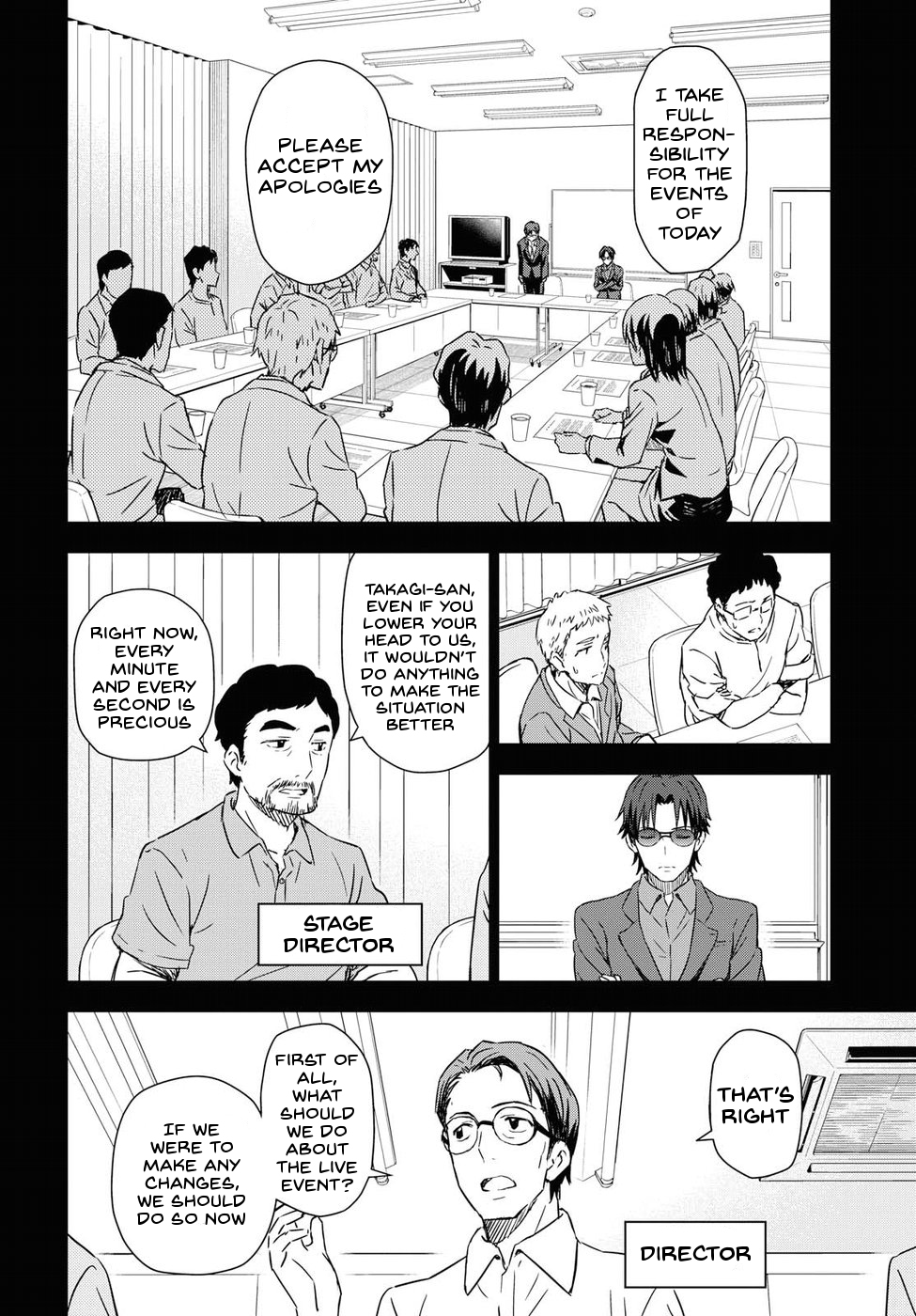 THE iDOLM@STER: Asayake wa Koganeiro Chapter 12 page 16 - Chapter 12: I'll Do It for Everyone's Smiles