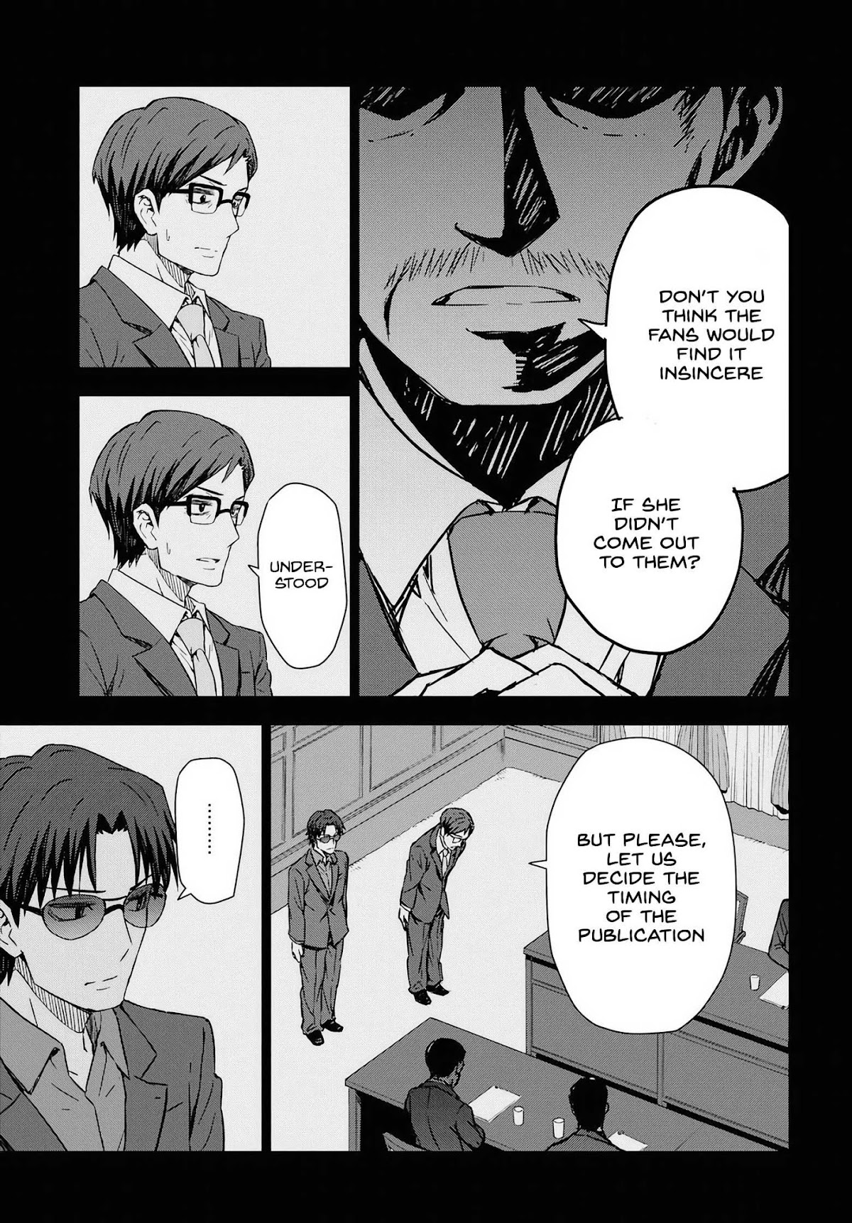 THE iDOLM@STER: Asayake wa Koganeiro Chapter 13 page 11 - Chapter 13: I Will Come To... Understand My Mother, Kotomi's, Footsteps