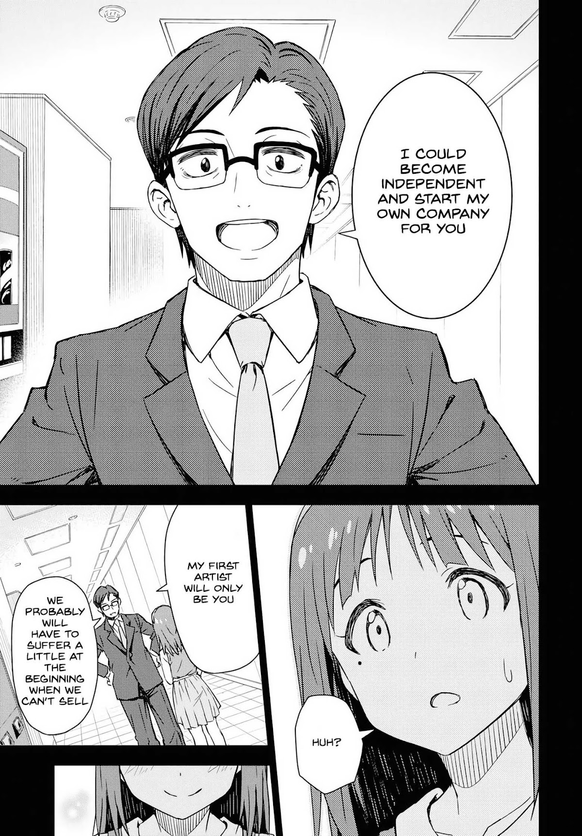 THE iDOLM@STER: Asayake wa Koganeiro Chapter 13 page 19 - Chapter 13: I Will Come To... Understand My Mother, Kotomi's, Footsteps