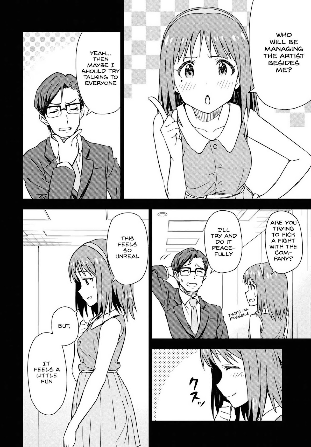 THE iDOLM@STER: Asayake wa Koganeiro Chapter 13 page 20 - Chapter 13: I Will Come To... Understand My Mother, Kotomi's, Footsteps
