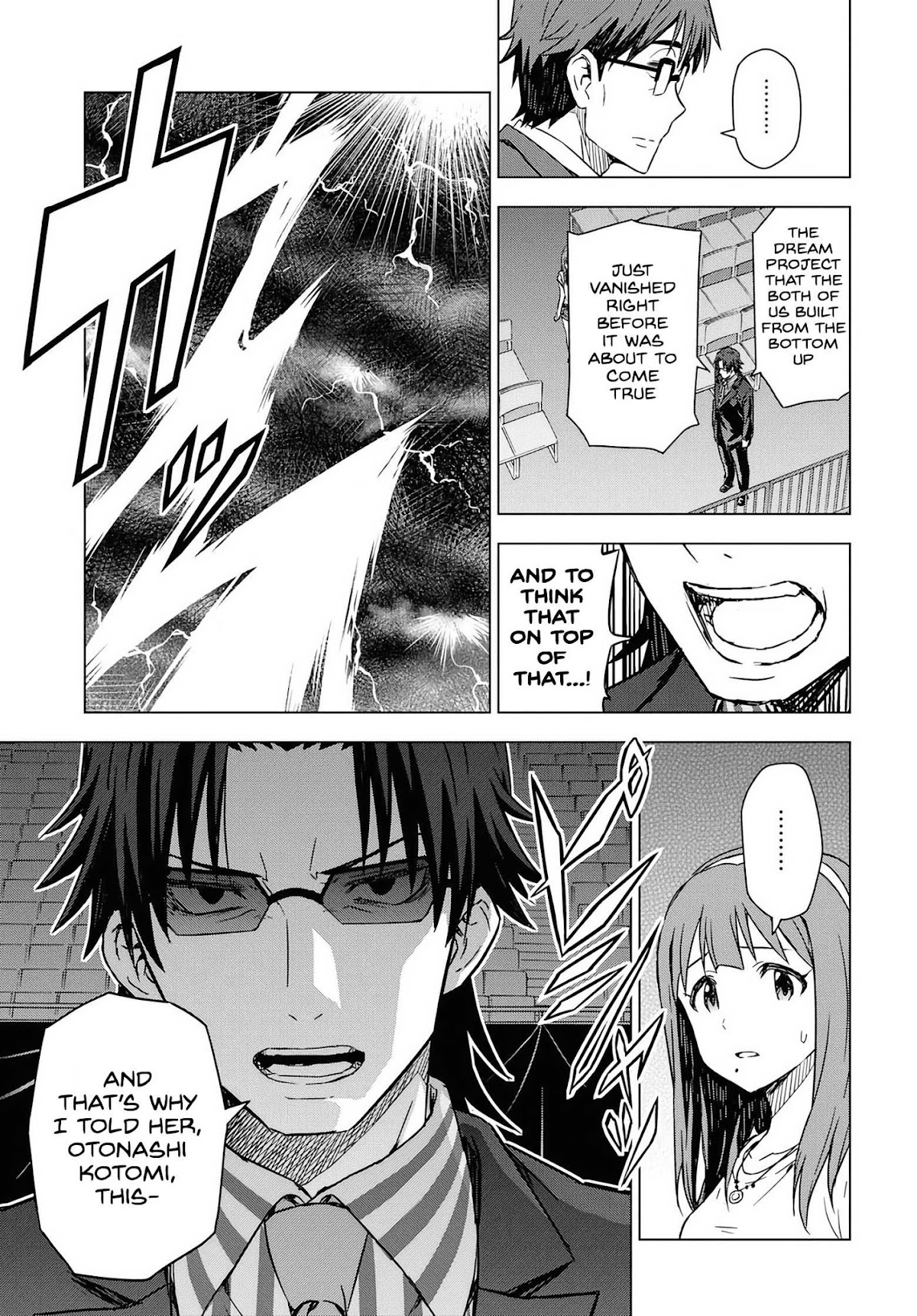 THE iDOLM@STER: Asayake wa Koganeiro Chapter 13 page 23 - Chapter 13: I Will Come To... Understand My Mother, Kotomi's, Footsteps