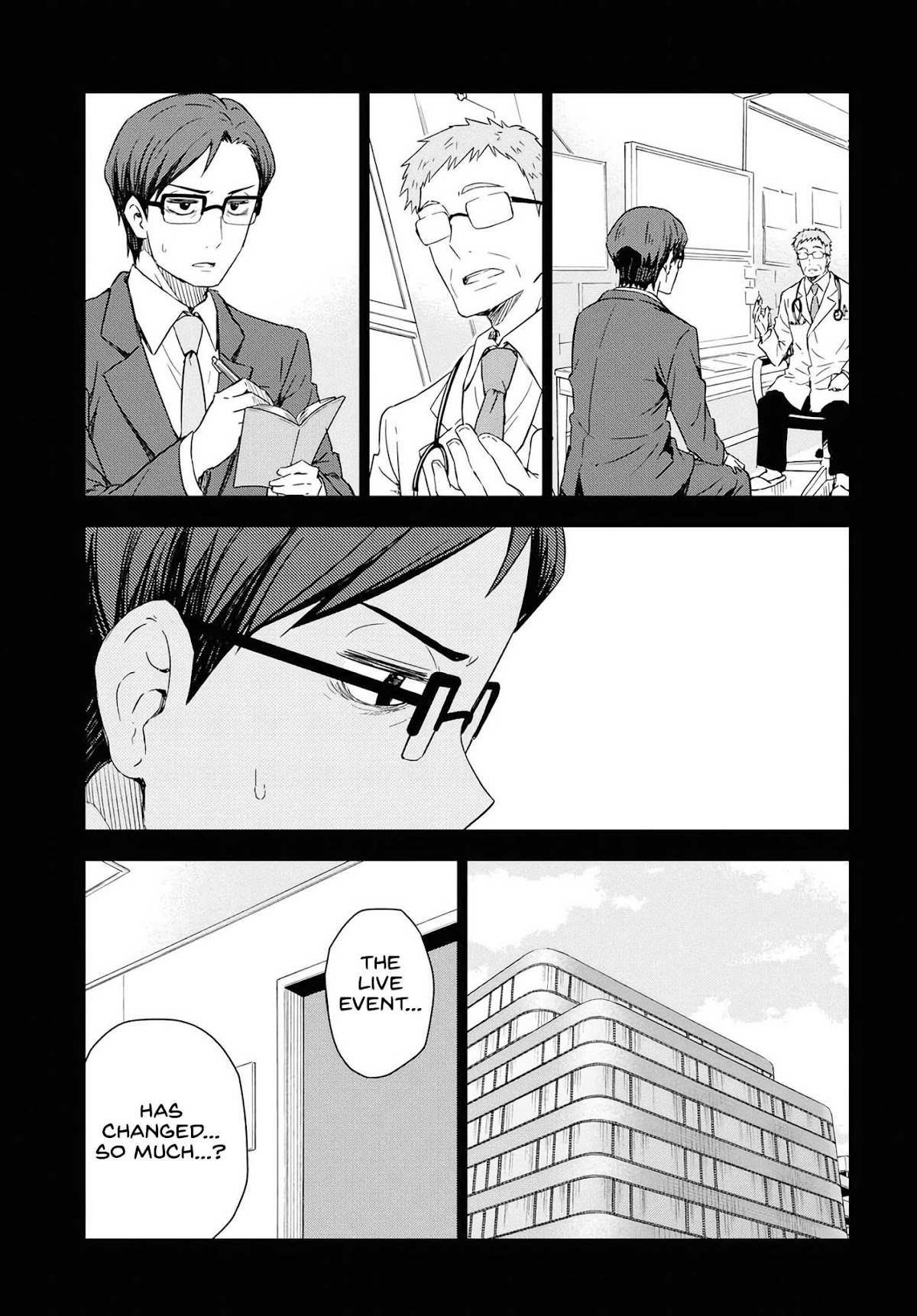 THE iDOLM@STER: Asayake wa Koganeiro Chapter 13 page 3 - Chapter 13: I Will Come To... Understand My Mother, Kotomi's, Footsteps