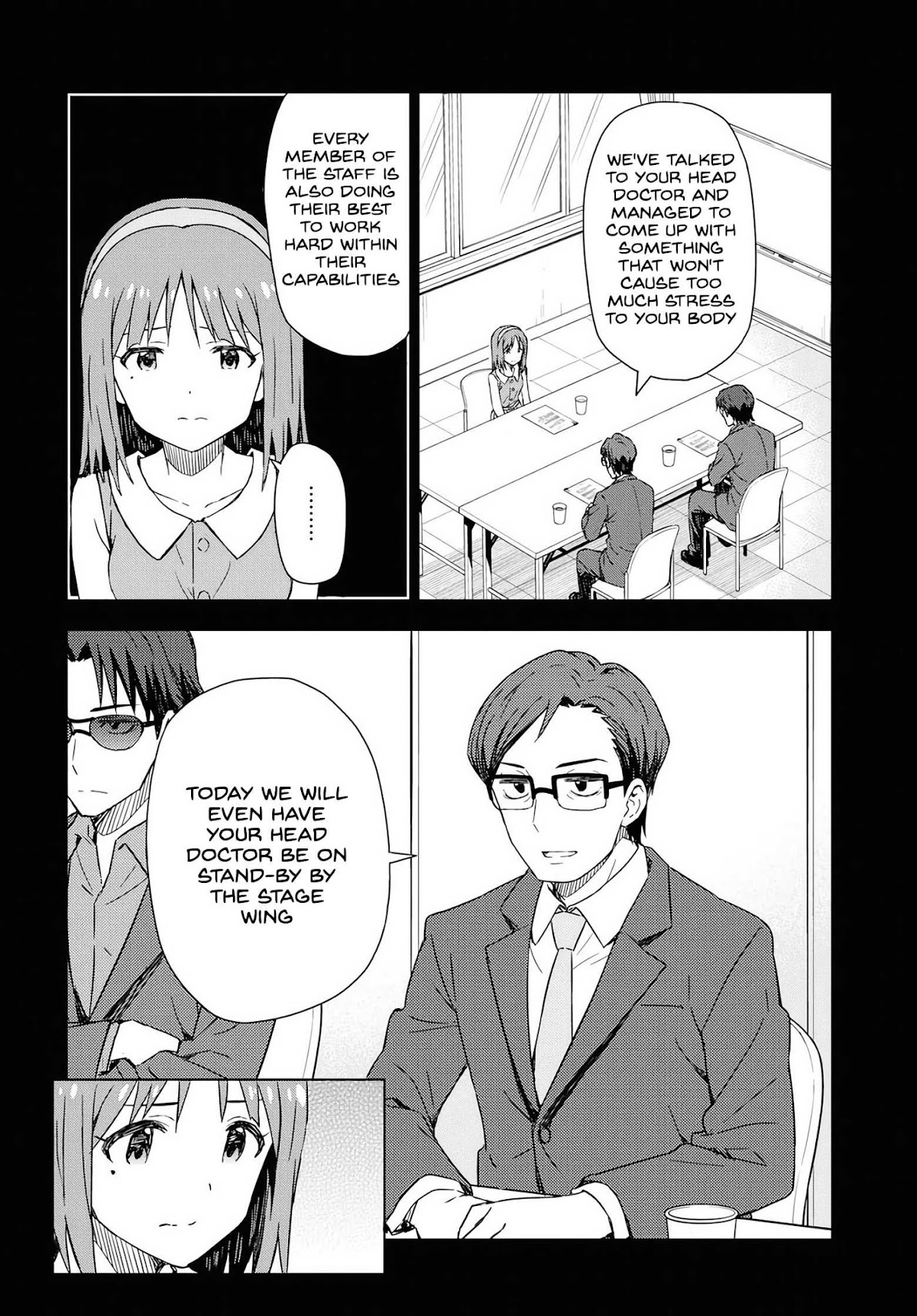THE iDOLM@STER: Asayake wa Koganeiro Chapter 13 page 4 - Chapter 13: I Will Come To... Understand My Mother, Kotomi's, Footsteps
