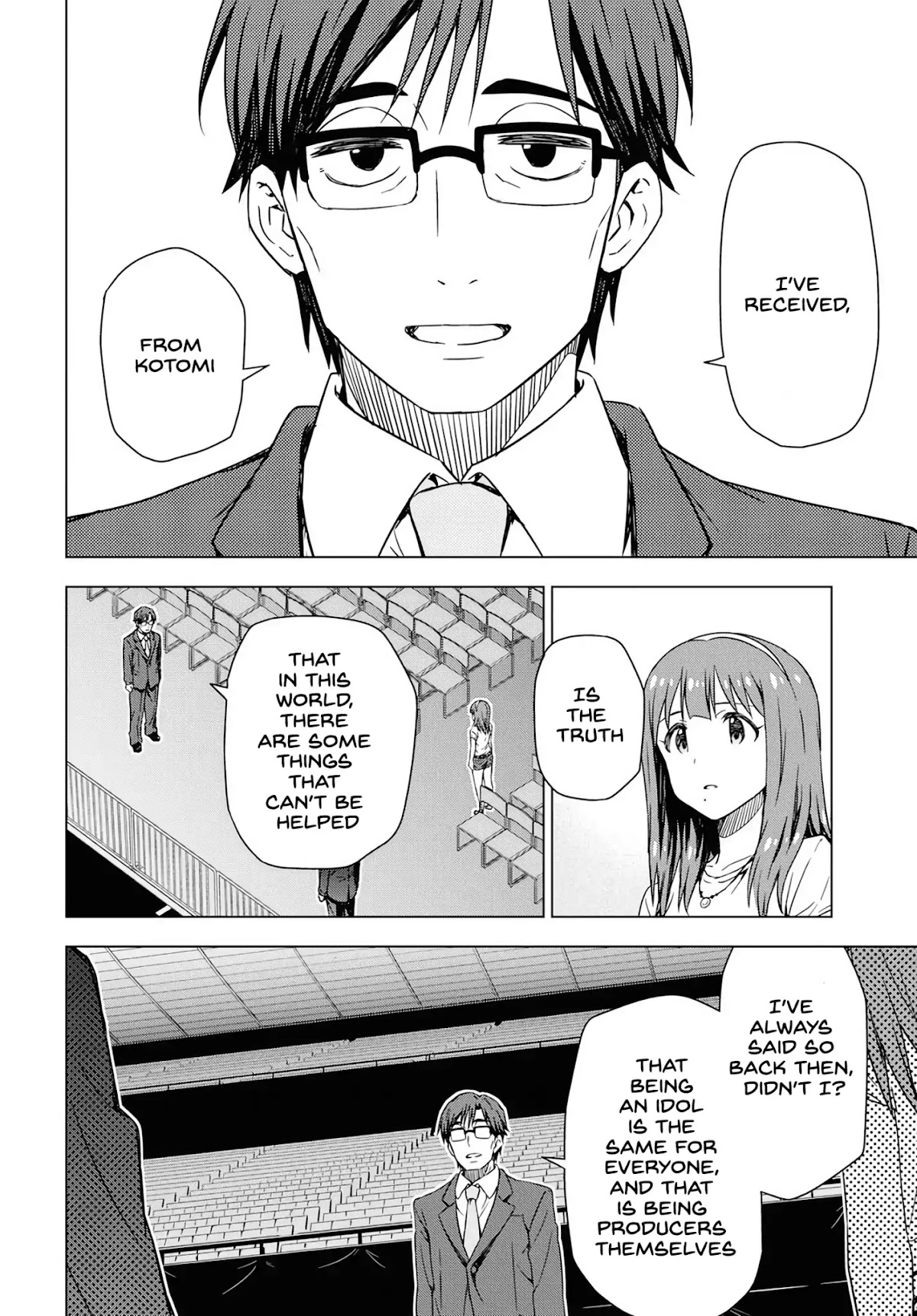 THE iDOLM@STER: Asayake wa Koganeiro Chapter 14 page 18 - Chapter 14: Even If It’s Just a Door, I Can Take a Breath of Relief