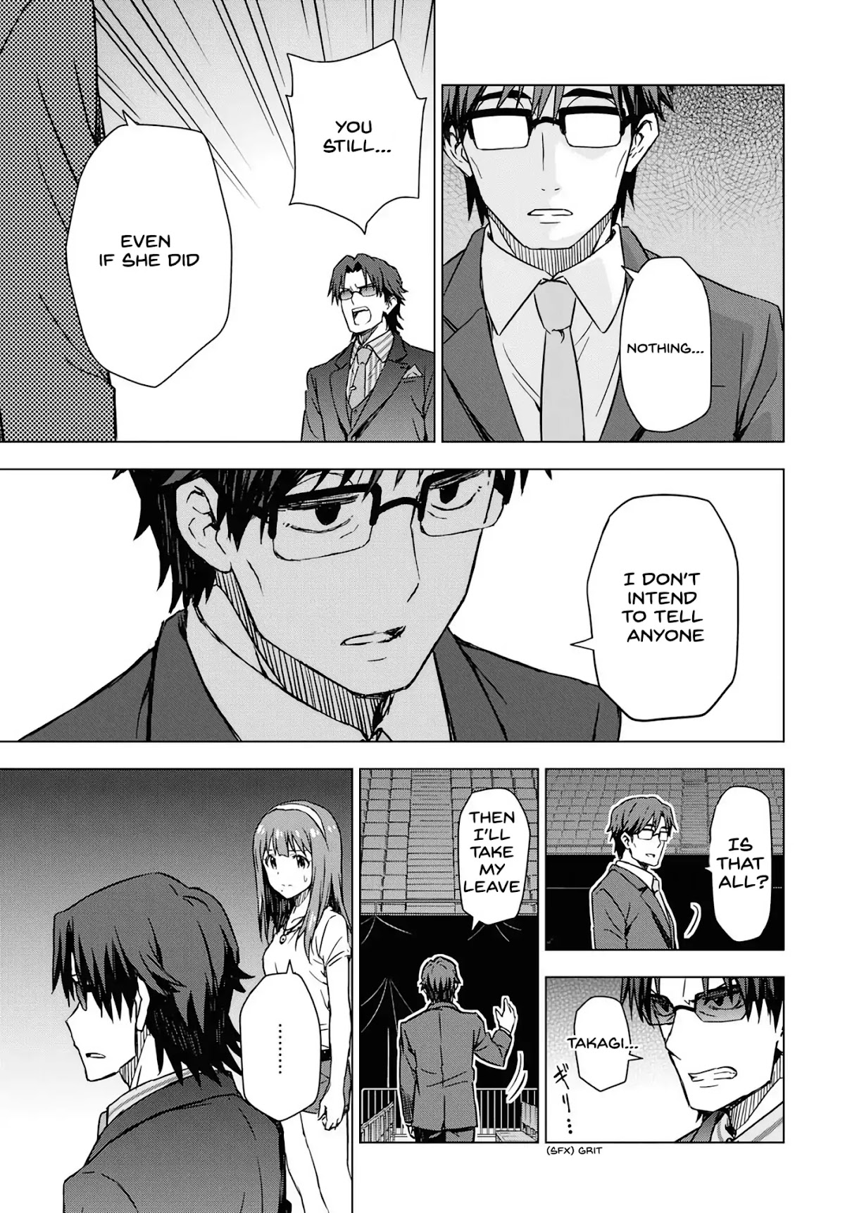 THE iDOLM@STER: Asayake wa Koganeiro Chapter 14 page 21 - Chapter 14: Even If It’s Just a Door, I Can Take a Breath of Relief