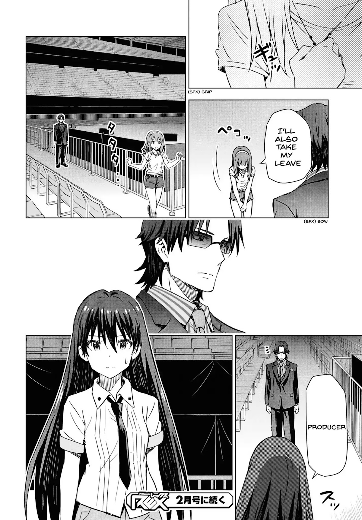 THE iDOLM@STER: Asayake wa Koganeiro Chapter 14 page 22 - Chapter 14: Even If It’s Just a Door, I Can Take a Breath of Relief