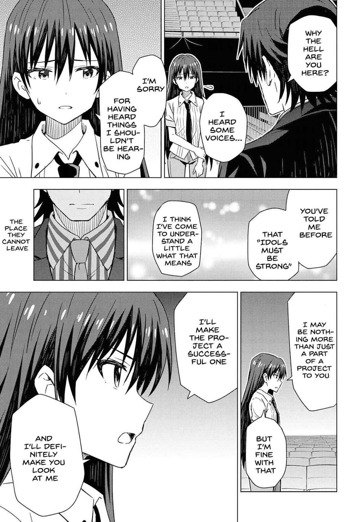 THE iDOLM@STER: Asayake wa Koganeiro Chapter 15 page 2 - Chapter 15: Waiting Longingly for That Sunny Day
