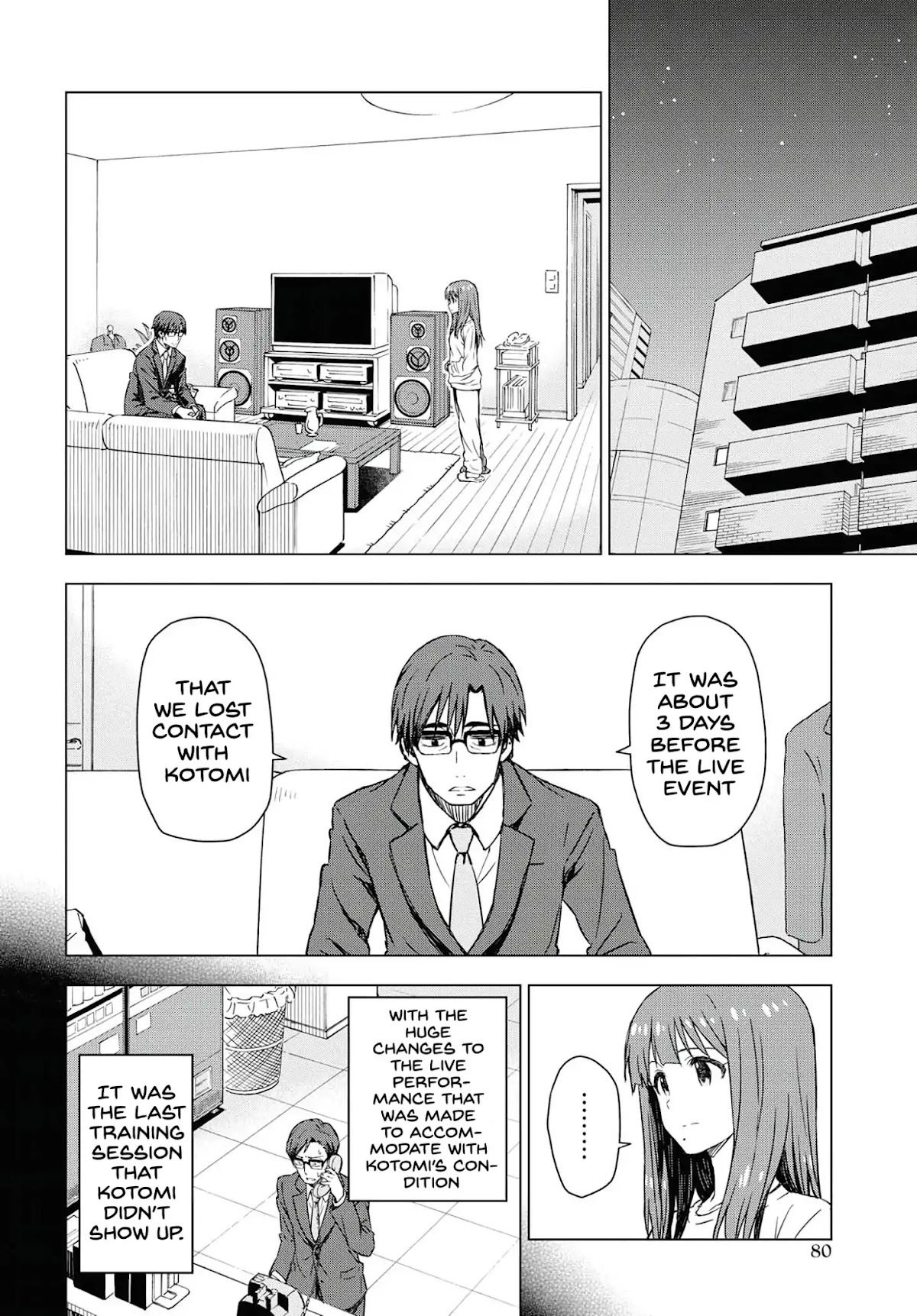 THE iDOLM@STER: Asayake wa Koganeiro Chapter 16 page 10 - Chapter 16: The Truth About Kotomi That Takagi Will Tell