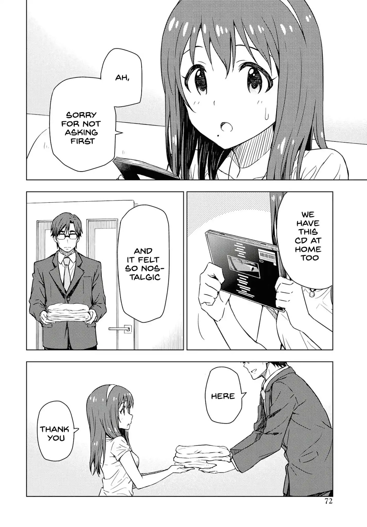 THE iDOLM@STER: Asayake wa Koganeiro Chapter 16 page 2 - Chapter 16: The Truth About Kotomi That Takagi Will Tell