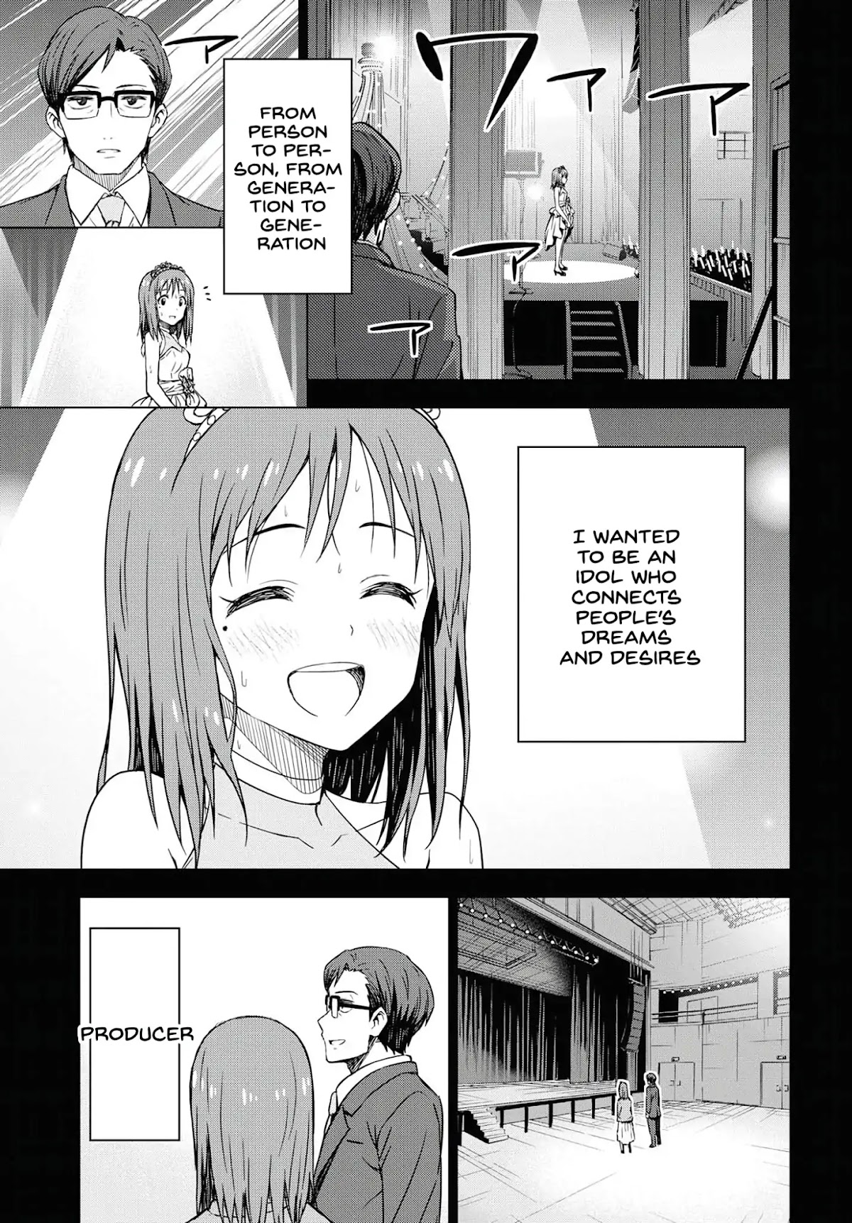 THE iDOLM@STER: Asayake wa Koganeiro Chapter 16 page 21 - Chapter 16: The Truth About Kotomi That Takagi Will Tell
