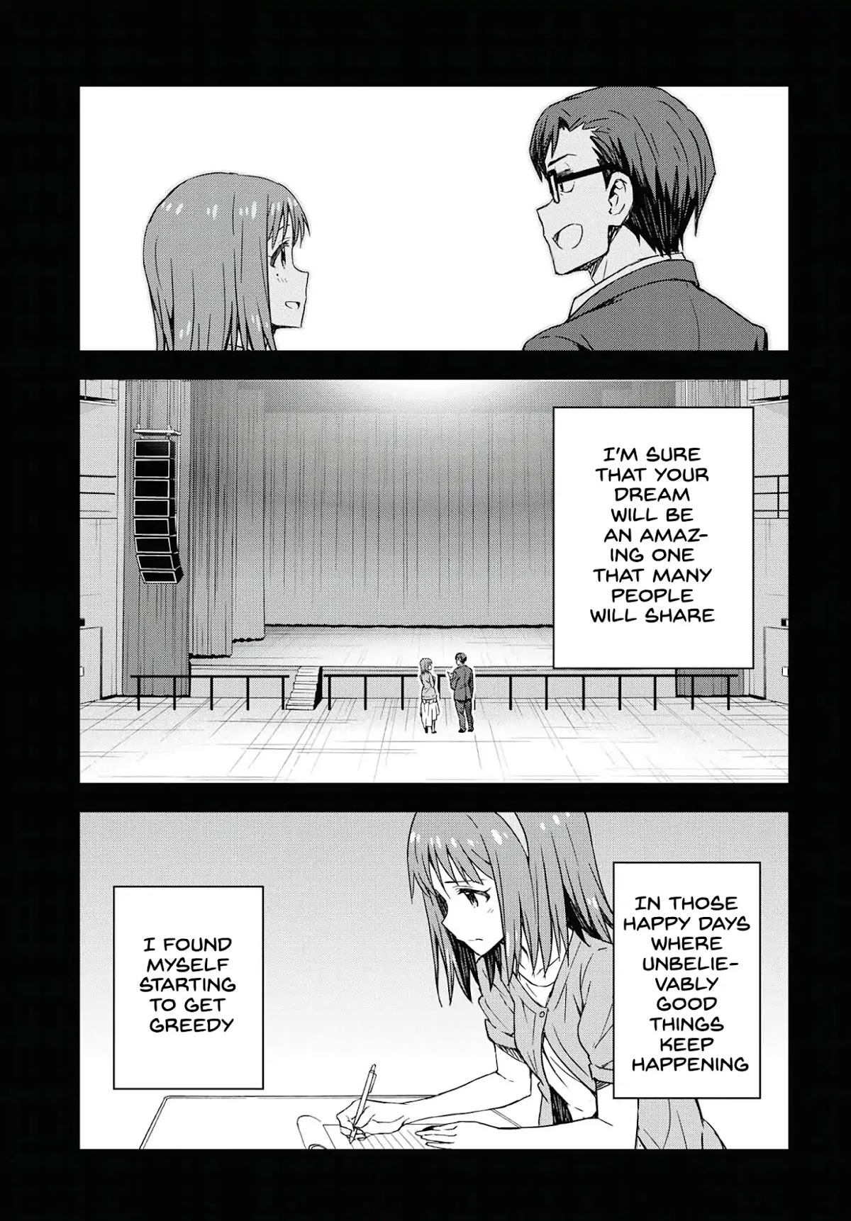 THE iDOLM@STER: Asayake wa Koganeiro Chapter 16 page 23 - Chapter 16: The Truth About Kotomi That Takagi Will Tell