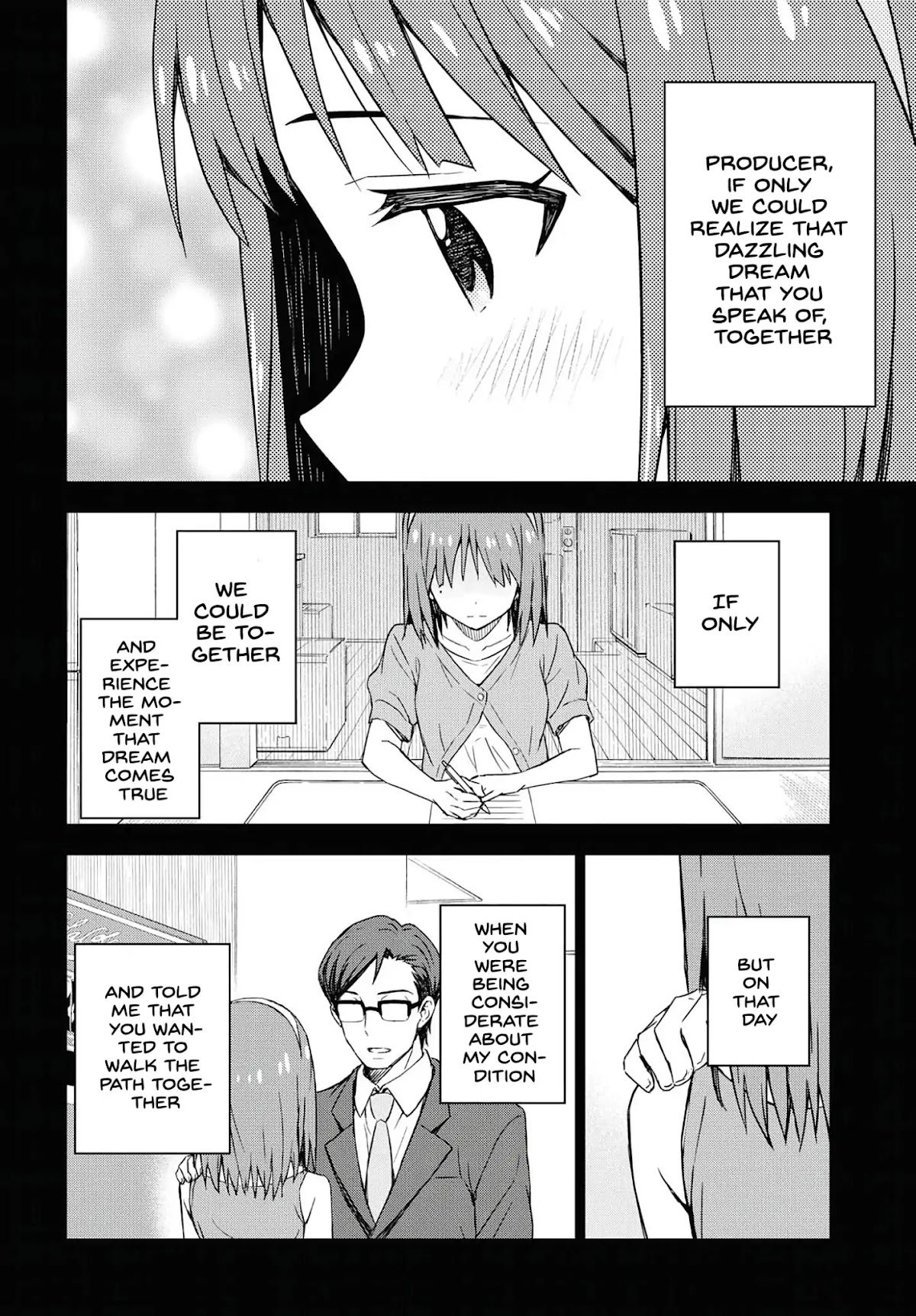THE iDOLM@STER: Asayake wa Koganeiro Chapter 16 page 24 - Chapter 16: The Truth About Kotomi That Takagi Will Tell