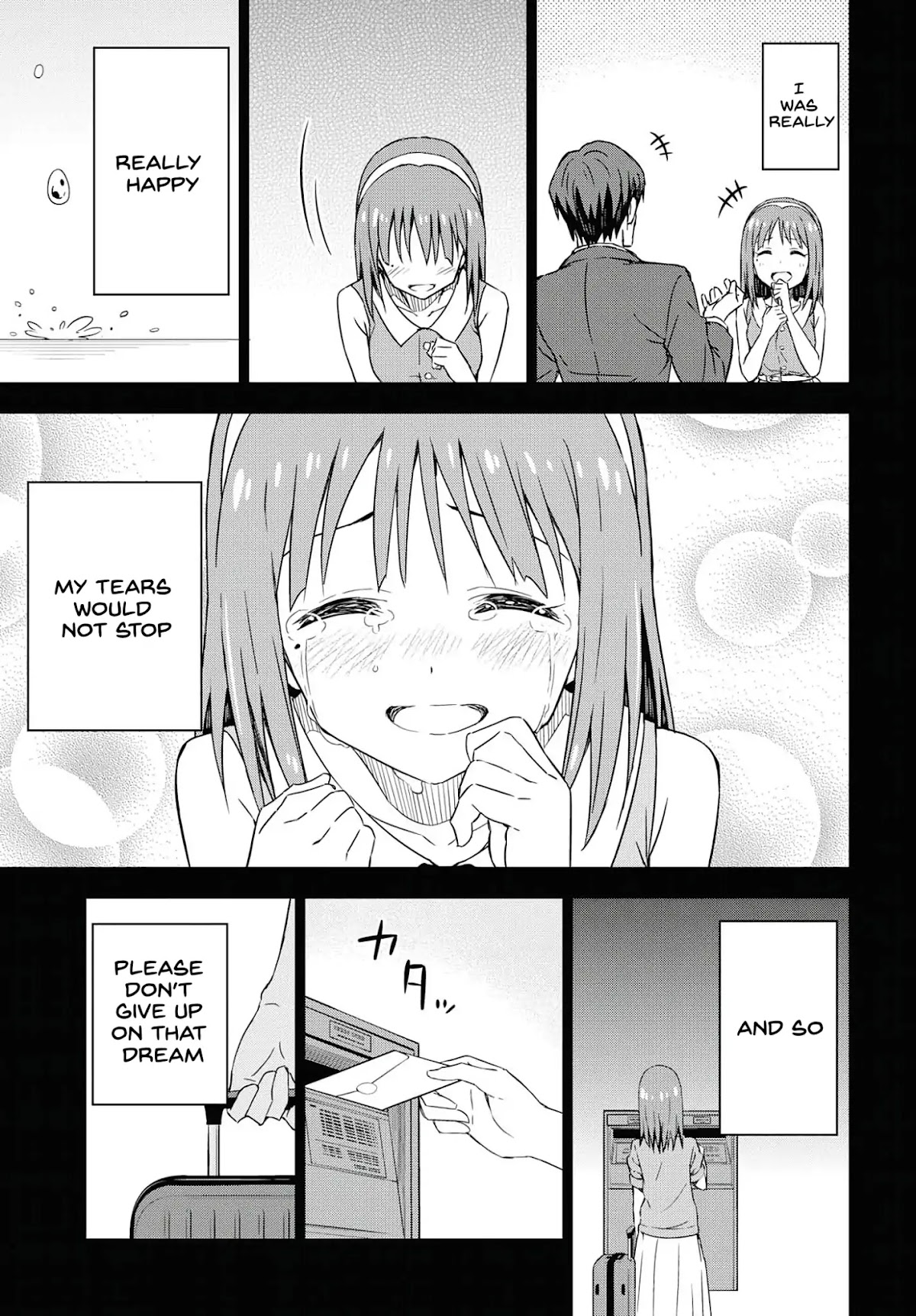 THE iDOLM@STER: Asayake wa Koganeiro Chapter 16 page 25 - Chapter 16: The Truth About Kotomi That Takagi Will Tell