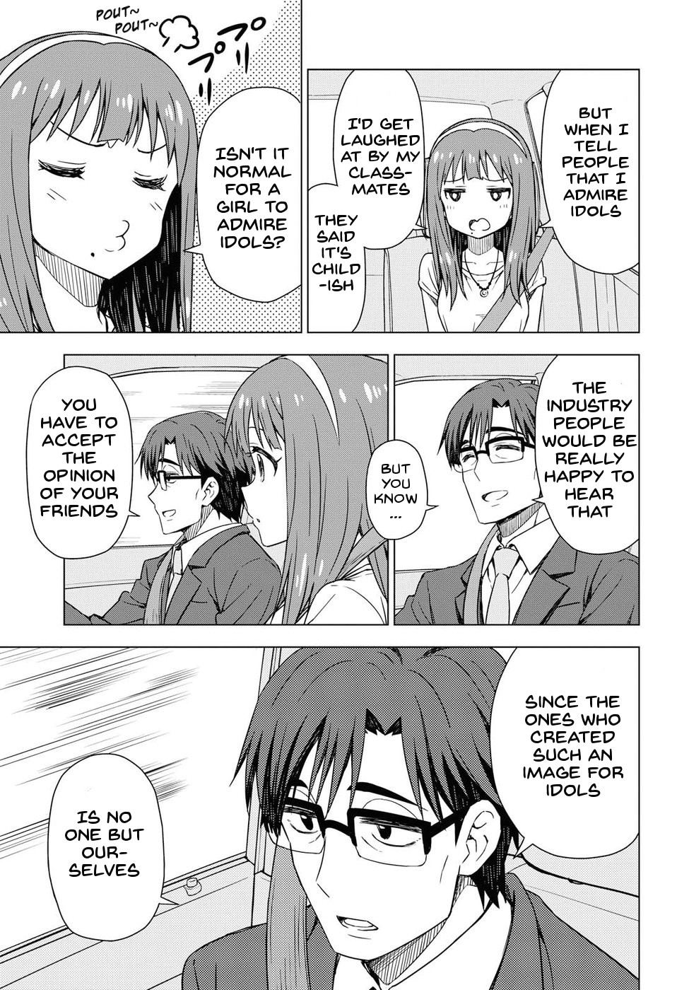 THE iDOLM@STER: Asayake wa Koganeiro Chapter 17 page 11 - Chapter 17: Spinning the Feelings of an Idol Through Her Mother