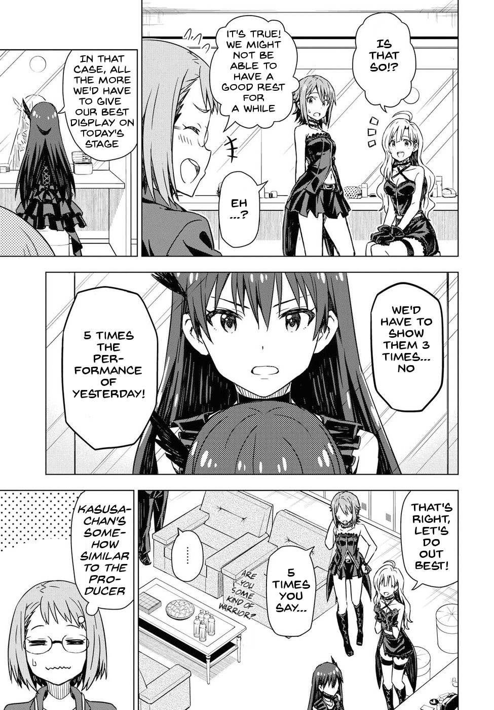 THE iDOLM@STER: Asayake wa Koganeiro Chapter 17 page 19 - Chapter 17: Spinning the Feelings of an Idol Through Her Mother