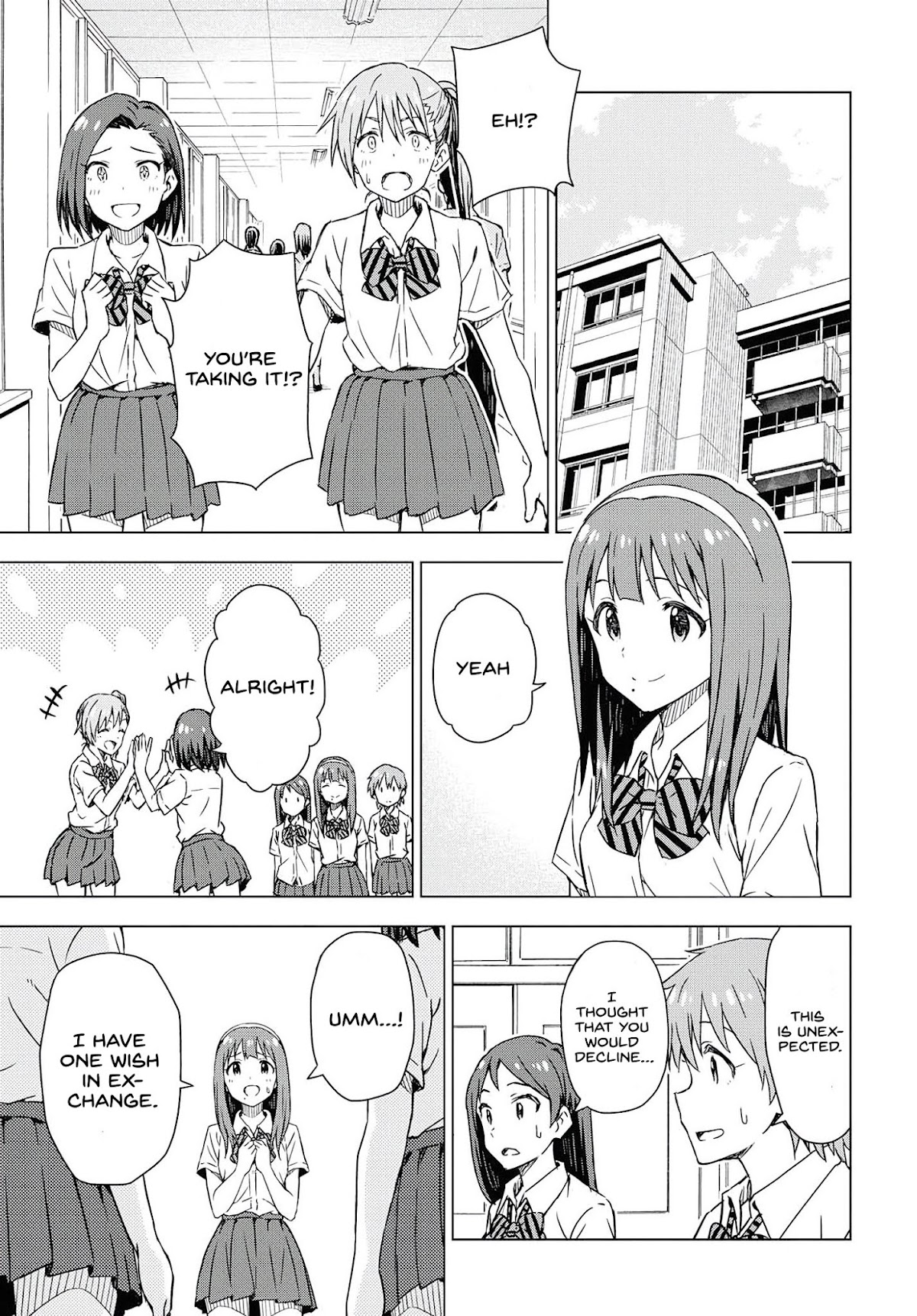 THE iDOLM@STER: Asayake wa Koganeiro Chapter 19 page 5 - Chapter 19: Changing for Myself