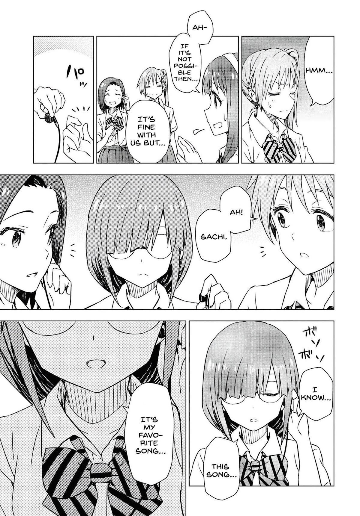 THE iDOLM@STER: Asayake wa Koganeiro Chapter 19 page 7 - Chapter 19: Changing for Myself
